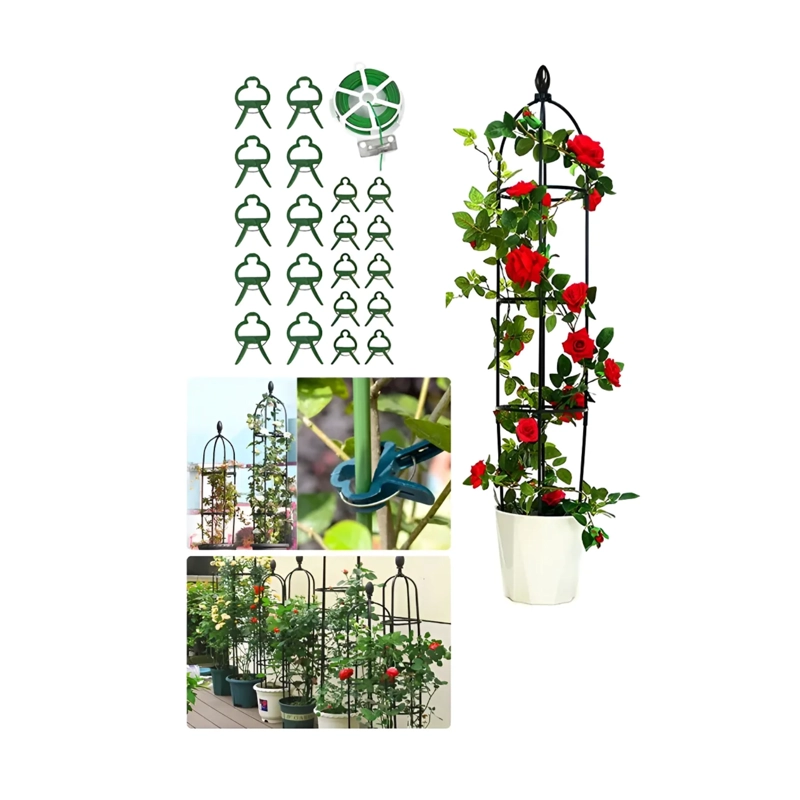 SOPORTE ENREDADERAS PLANTAS TREPADORAS 120 CM - 4