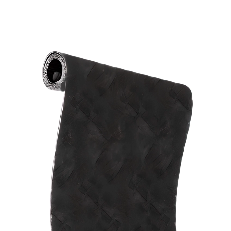 ROLLO PAPEL MURAL PARED PISO MARMOL 60X300 CM PIEDRA NEGRO - 2