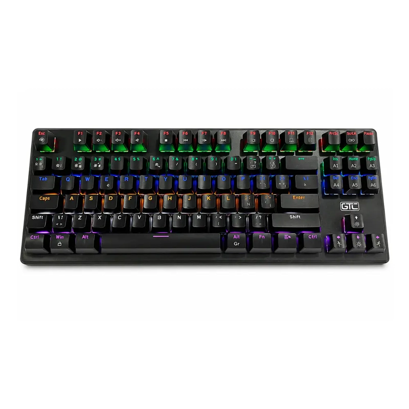 TECLADO GAMER GTC MECANICO KGG-010, SWITCH BLUE, ESPAÑOL - 1