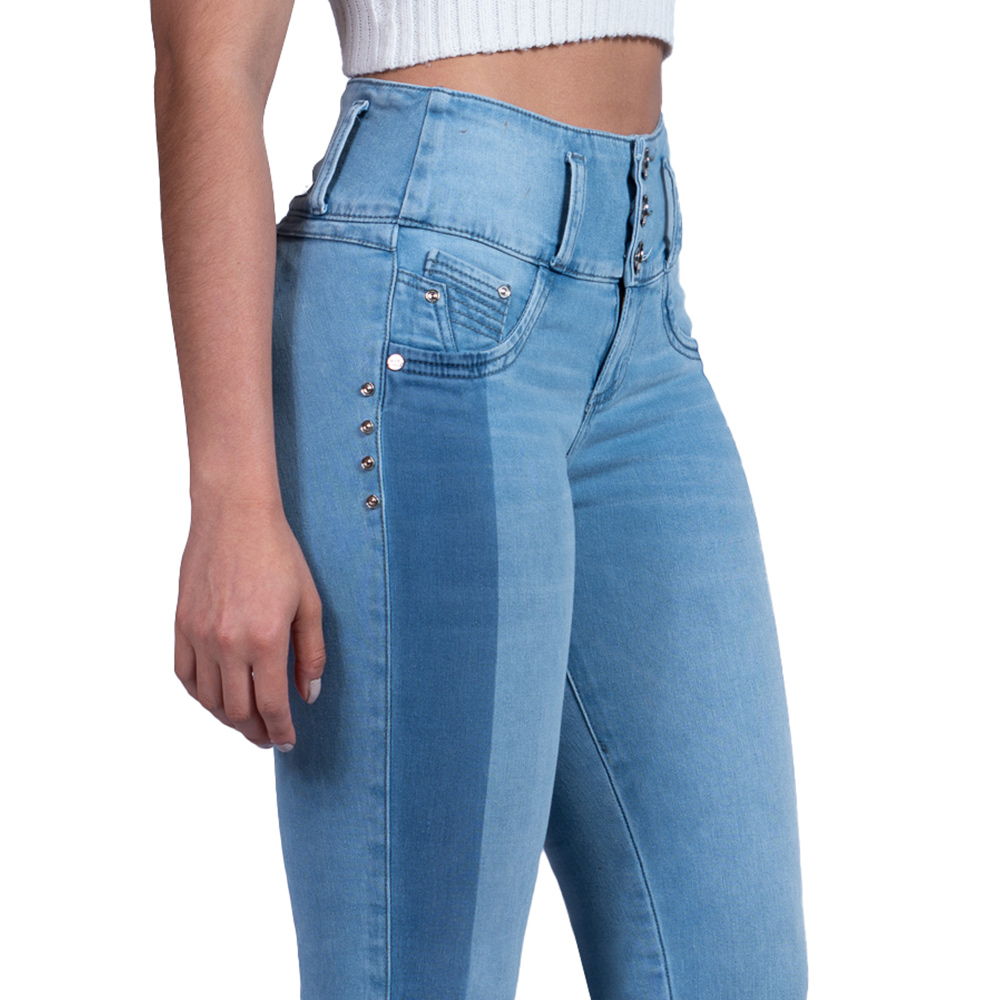 CHEVIOTTO JEANS 14407 PUSH UP AZUL, ESCULTOR Y REALZANTE, AUTÉNTICO DISEÑO COLOMBIANO - 3