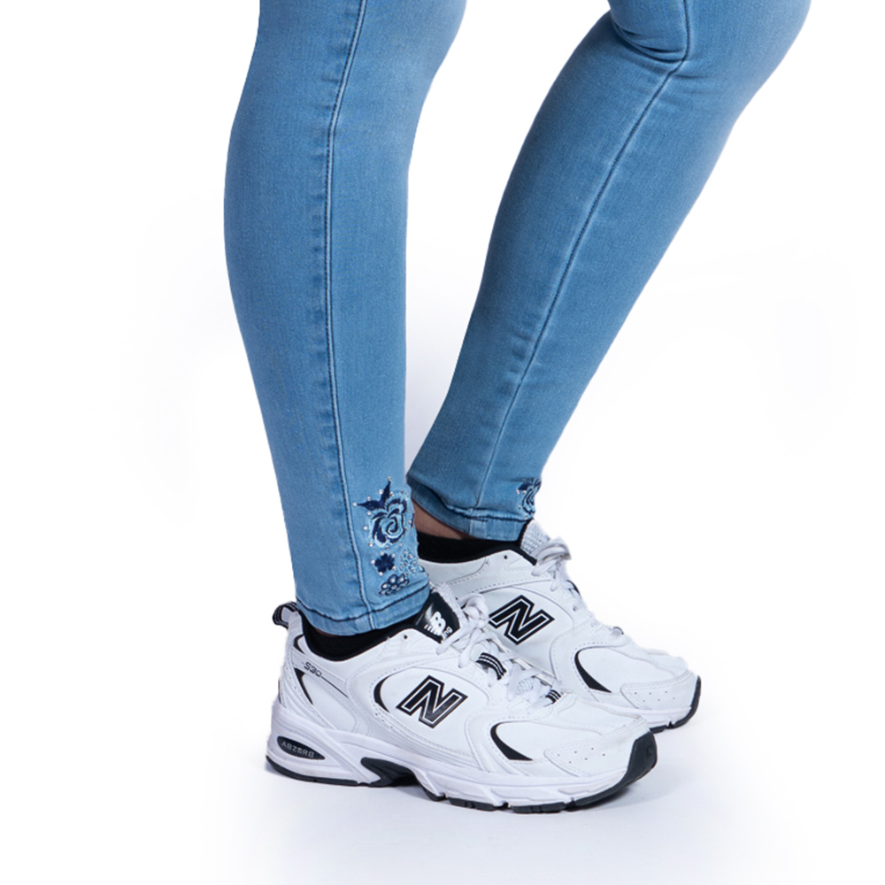 CHEVIOTTO JEANS 14407 PUSH UP AZUL, ESCULTOR Y REALZANTE, AUTÉNTICO DISEÑO COLOMBIANO - 4