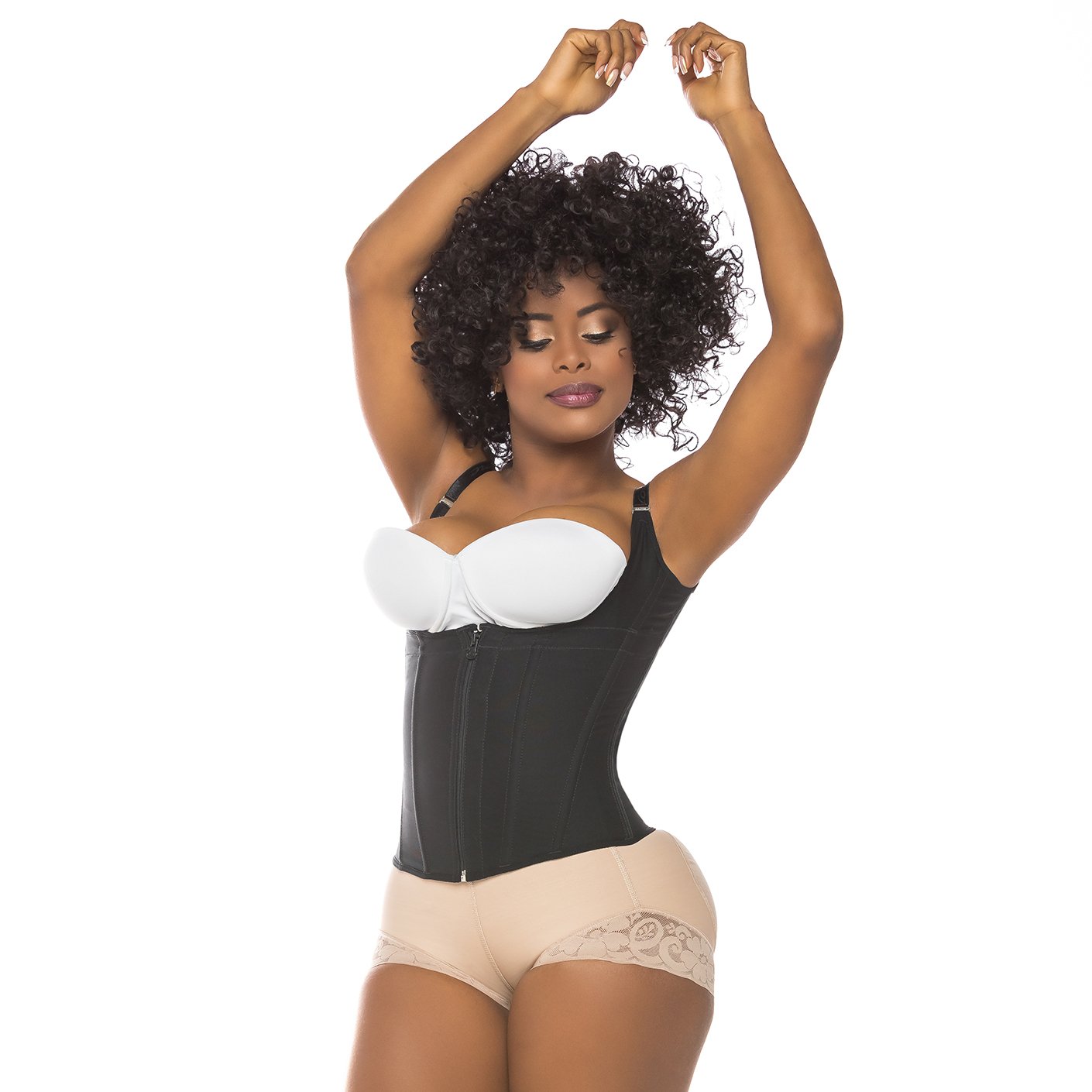 FAJA CHALECO REDUCTOR Y MOLDEADOR 63136 CON TIRAS REMOVIBLES - 1