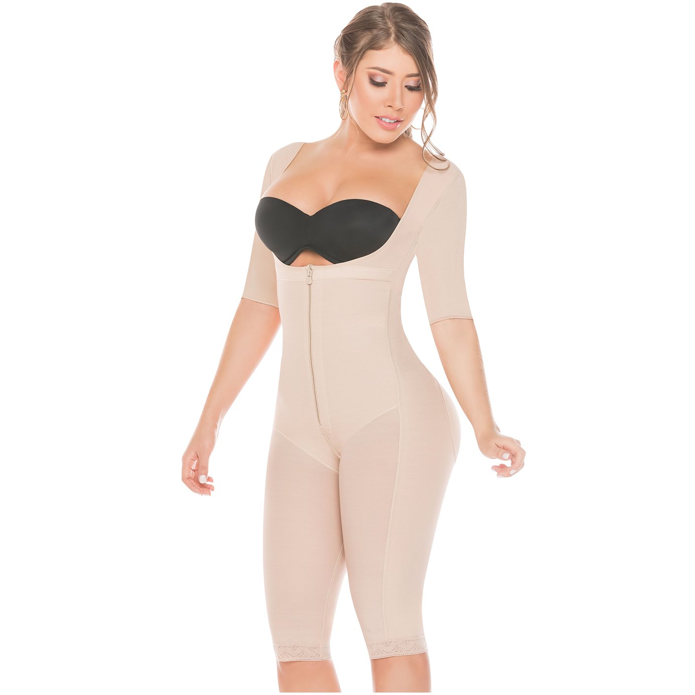 FAJA LIPOESCULTURA Y MOLDEADORA CON MANGAS 519 FAJAS SALOME - 1