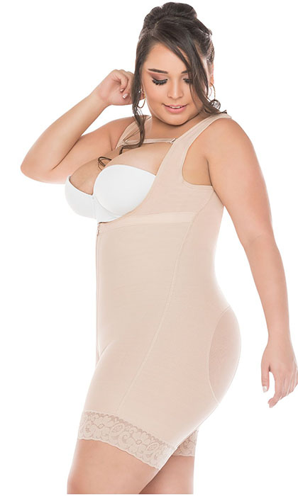 FAJA LIPOESCULTURA MANGA SISA COLA DURA 520-2 FAJAS SALOME - 3