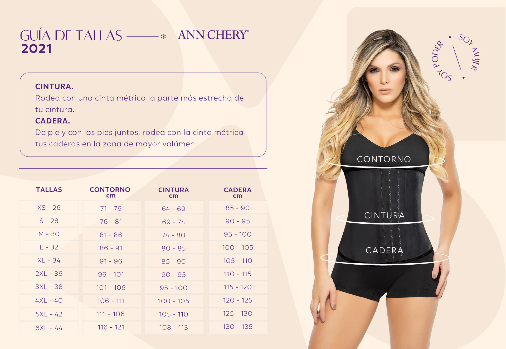 CINTURILLA DEPORTIVA EN LATEX COLOR METALICO 2039 ANN CHERY - 5