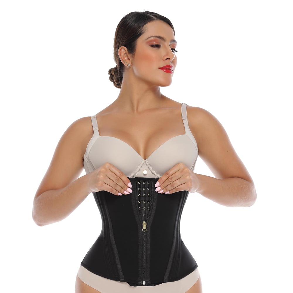 CINTURILLA REDUCTORA 9 VARILLAS – TRES LINEAS DE BROCHES Y CREMALLERA – REF LZ3 - 1