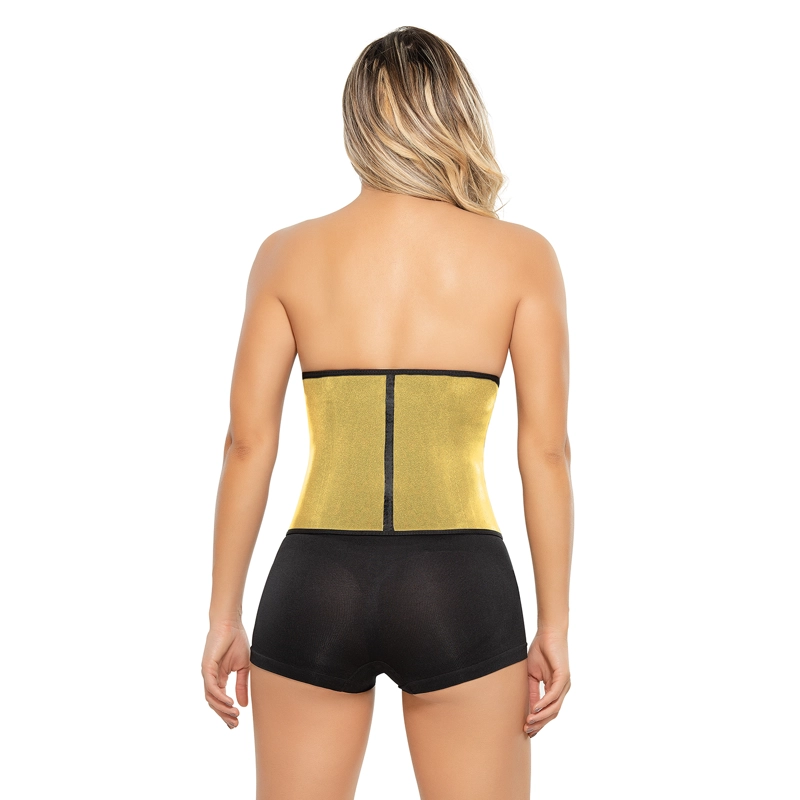 CINTURILLA DEPORTIVA EN LATEX 2 CORRIDAS DE BROCHES DORADA 2040 ANN CHERY - 2