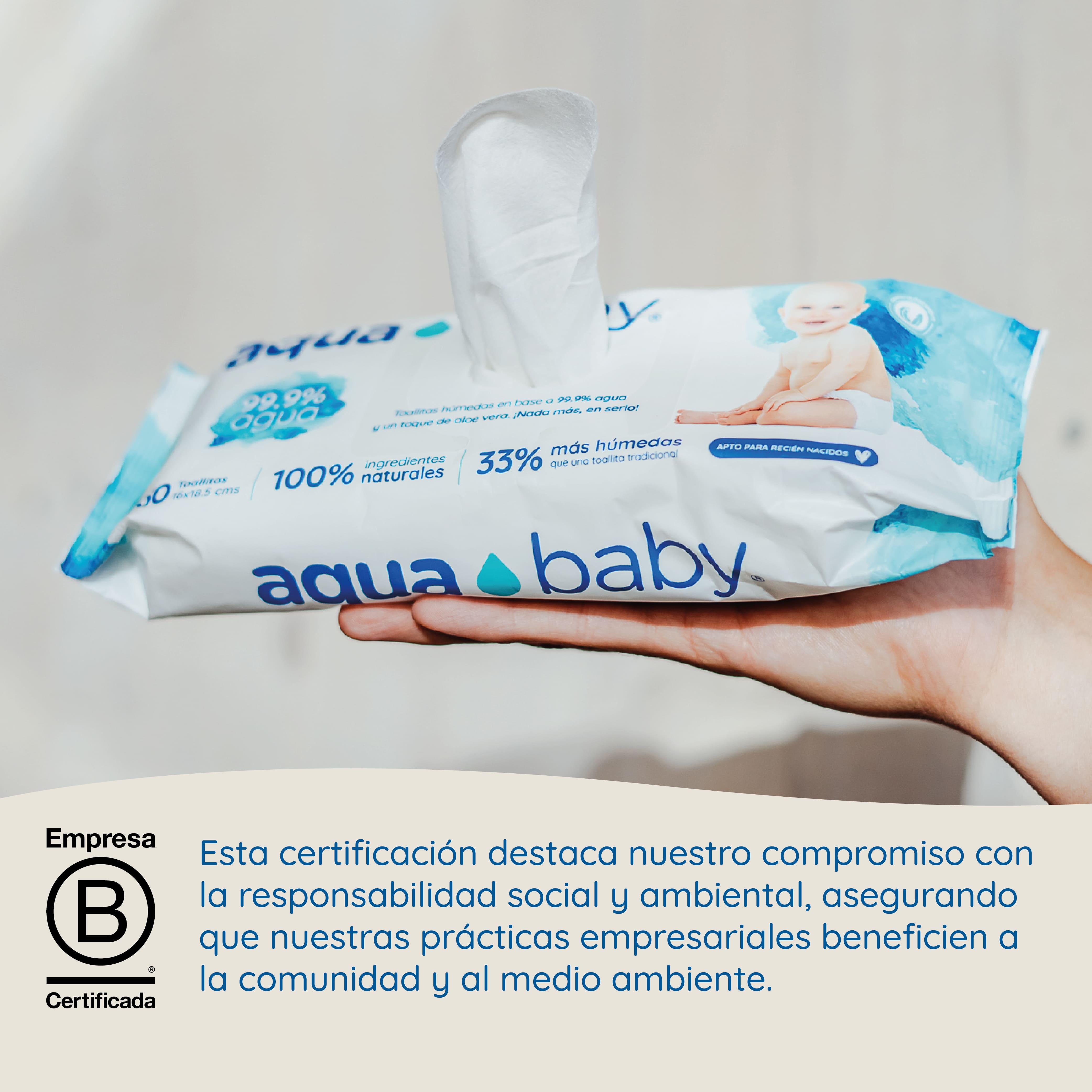 CAJA 12 TOALLITAS HÚMEDAS AQUA BABY 60 UNIDADES - 5
