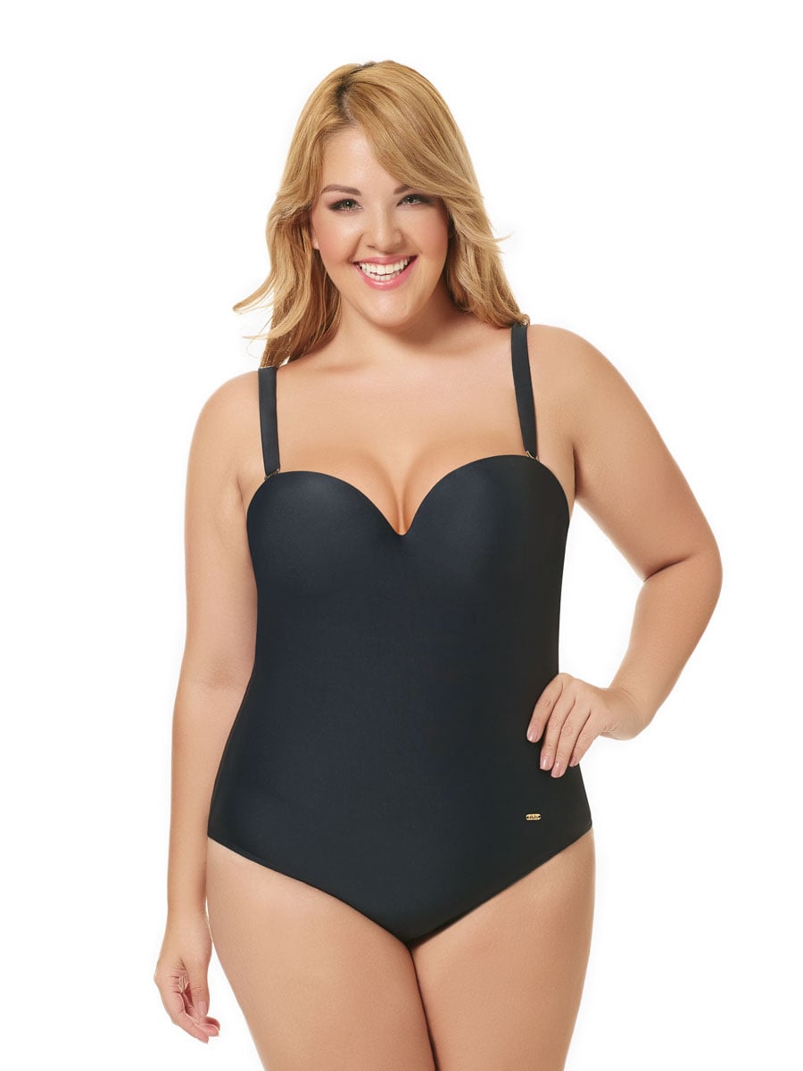 TRAJE DE BAÑO NEGRO ELEGANTE HABY PAOPINK - 3