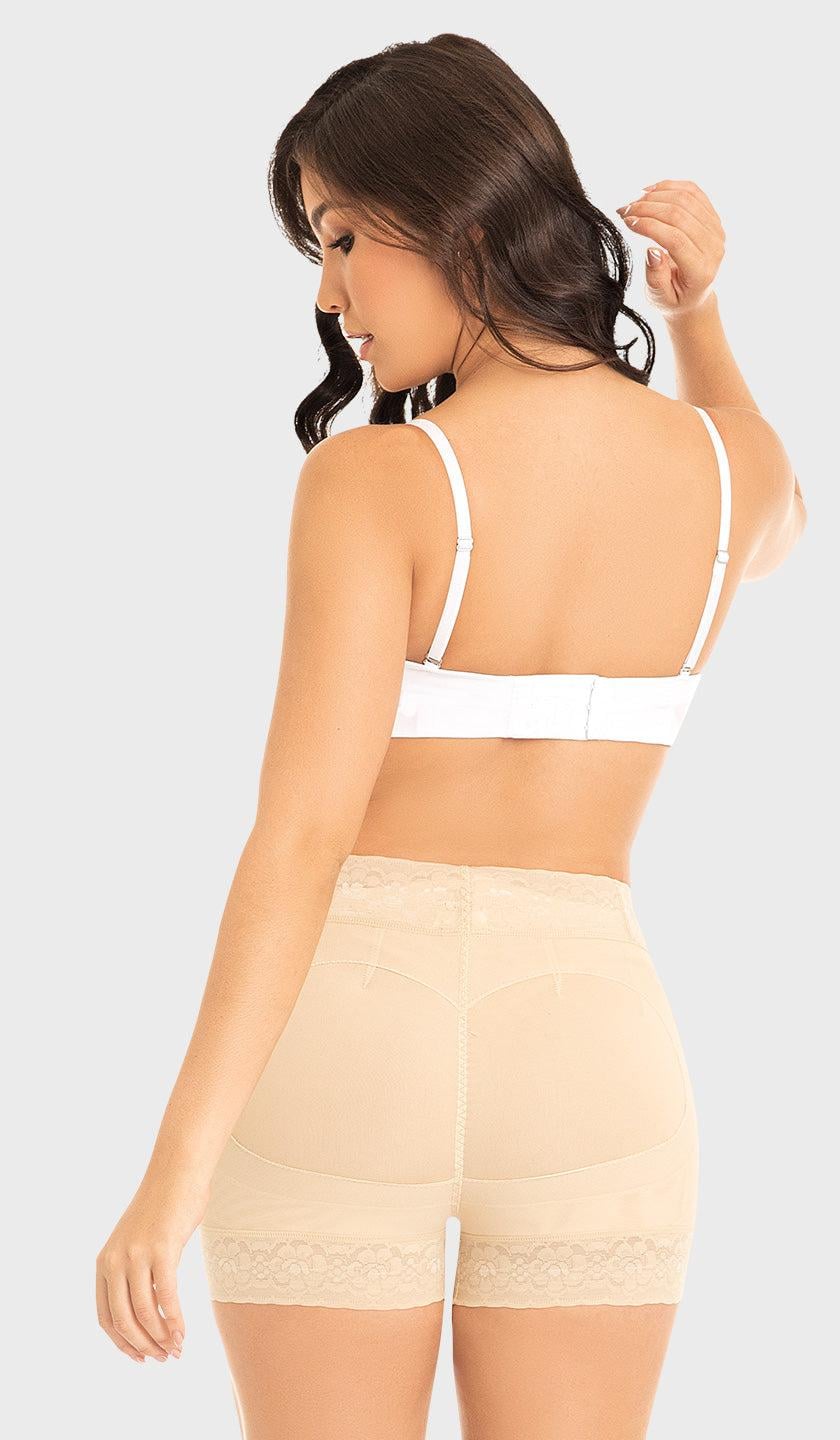 FAJA CALZÓN MUJER FAJAS MYD BY PAOPINK STB-0321 LEVANTACOLA BEIGE - 4