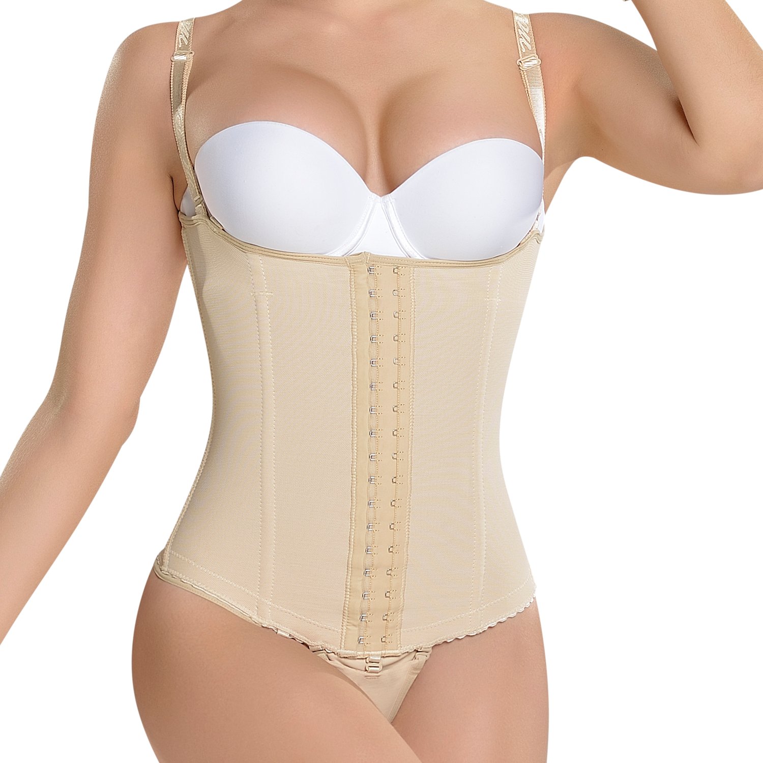 FAJA MUJER FAJAS MYD BY PAOPINK COLOMBIANA CORSET CINTURILLA BEIGE F 0053 PAOPINK - 3