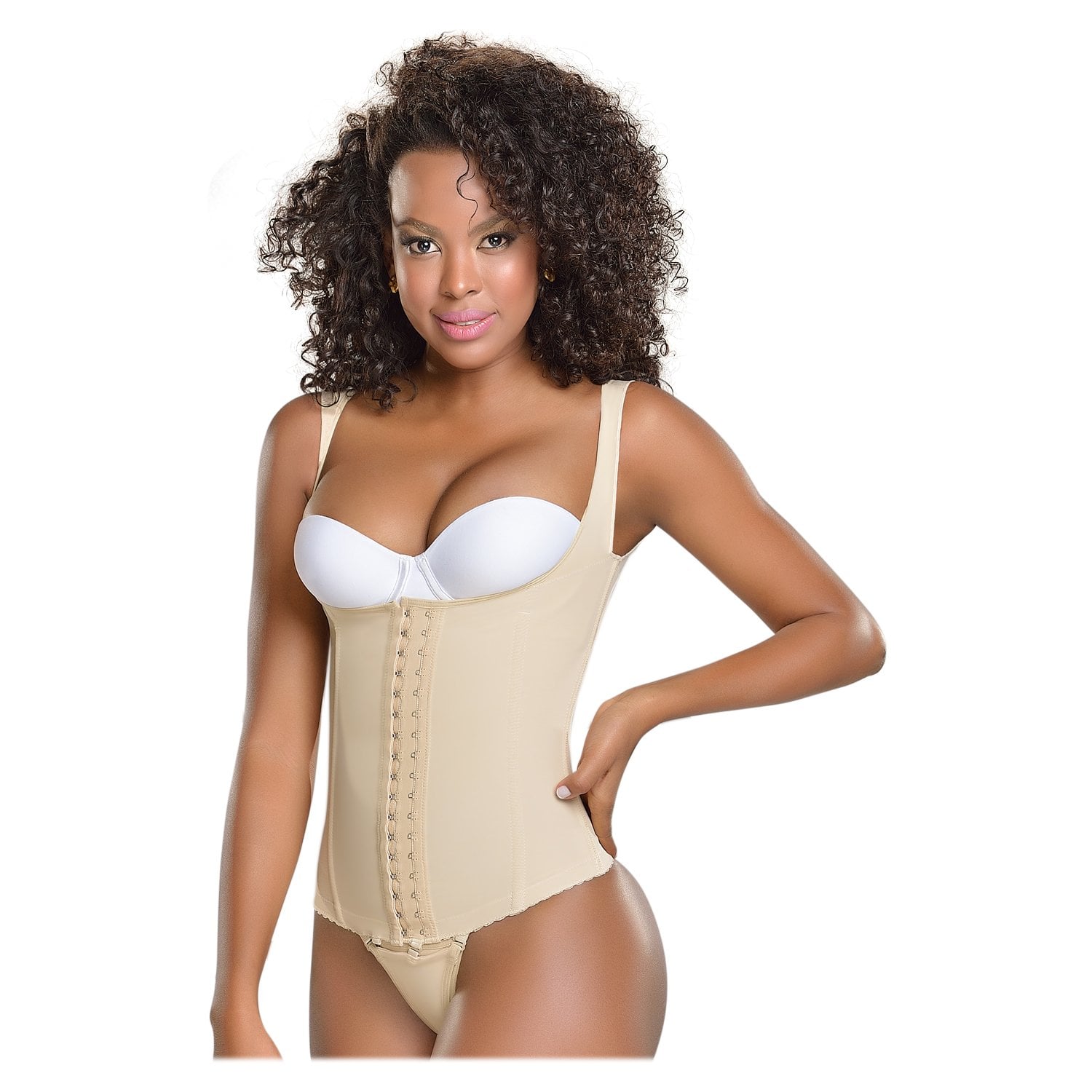 FAJA MUJER FAJAS MYD BY PAOPINK COLOMBIANA CORSET CINTURILLA BEIGE F 0055 PAOPINK - 1