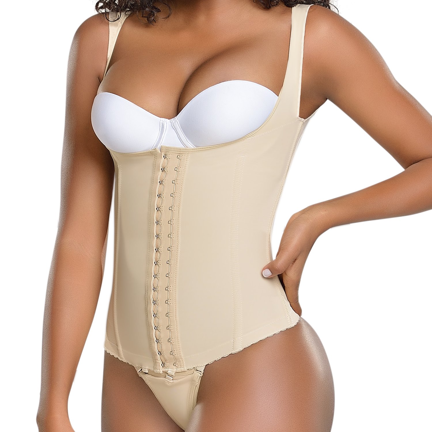 FAJA MUJER FAJAS MYD BY PAOPINK COLOMBIANA CORSET CINTURILLA BEIGE F 0055 PAOPINK - 3
