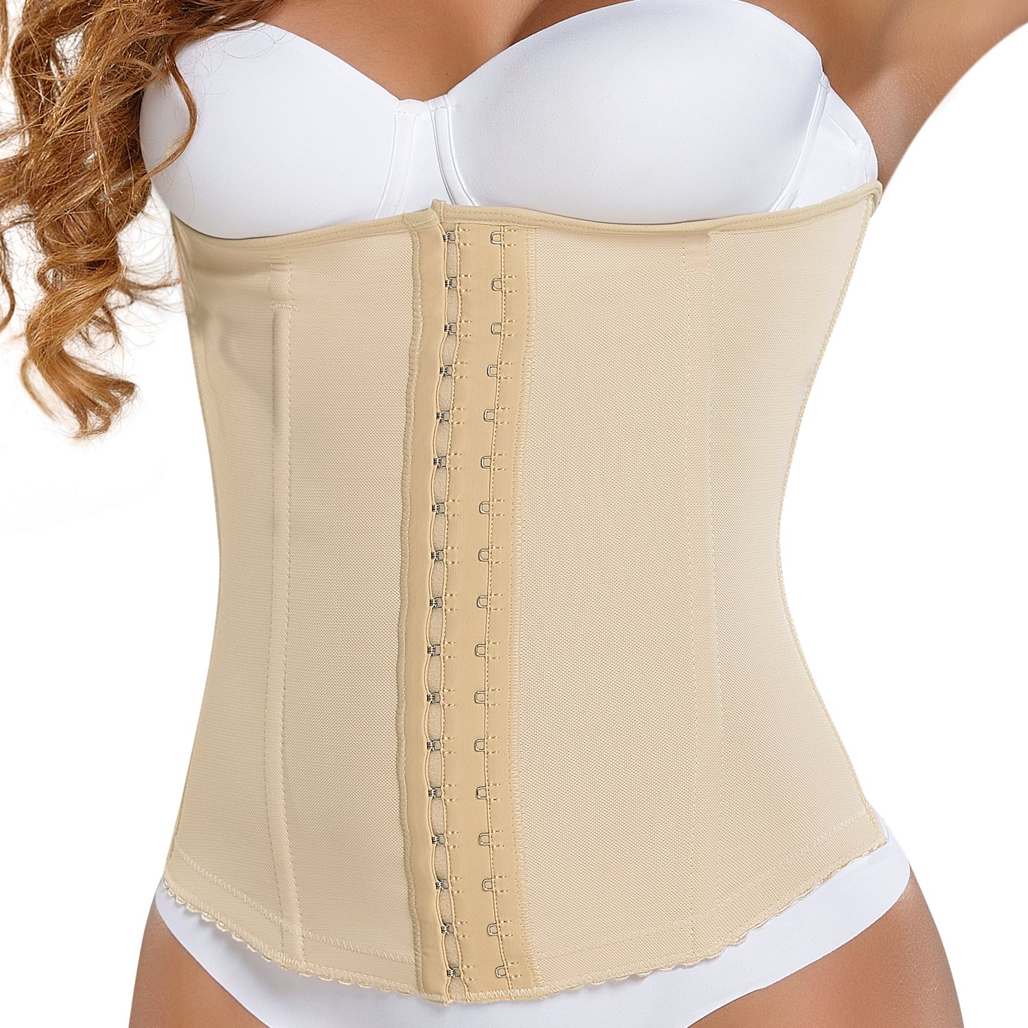 FAJA MUJER FAJAS MYD BY PAOPINK COLOMBIANA CORSET CINTURILLA BEIGE F 0056 PAOPINK - 3