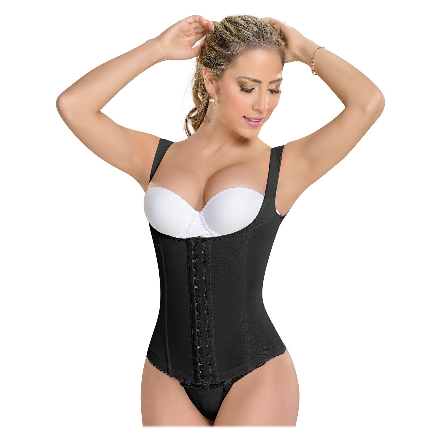 FAJA MUJER FAJAS MYD BY PAOPINK COLOMBIANA CORSET CINTURILLA NEGRA FN 0055 PAOPINK - 1