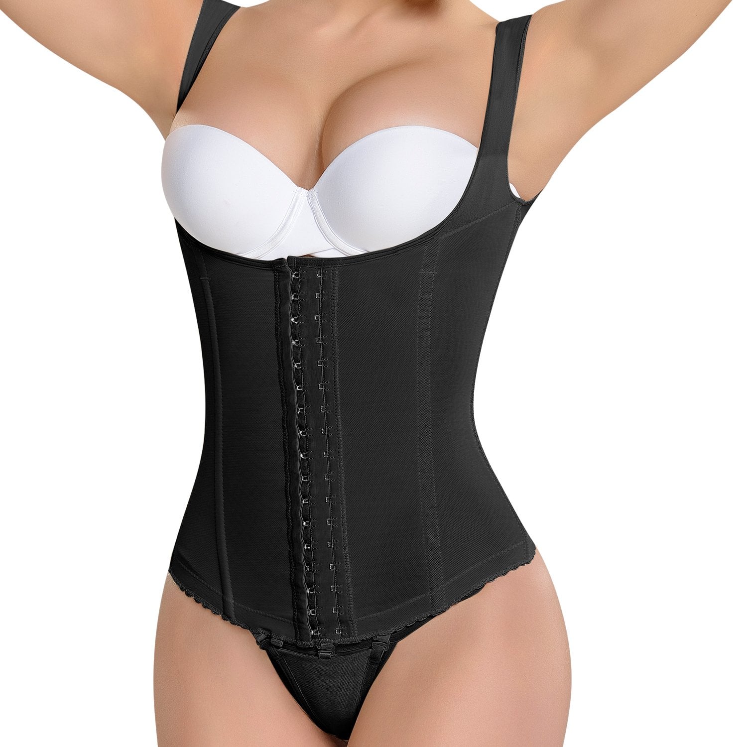 FAJA MUJER FAJAS MYD BY PAOPINK COLOMBIANA CORSET CINTURILLA NEGRA FN 0055 PAOPINK - 2