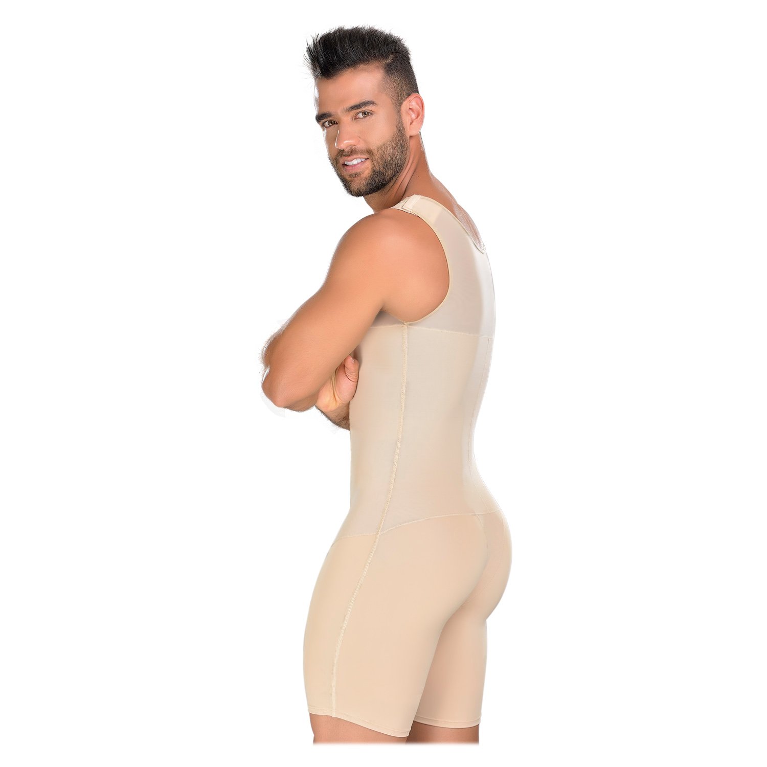 FAJA HOMBRE FAJAS MYD BY PAOPINK COLOMBIANA ENTERA BEIGE F 0061 - 2