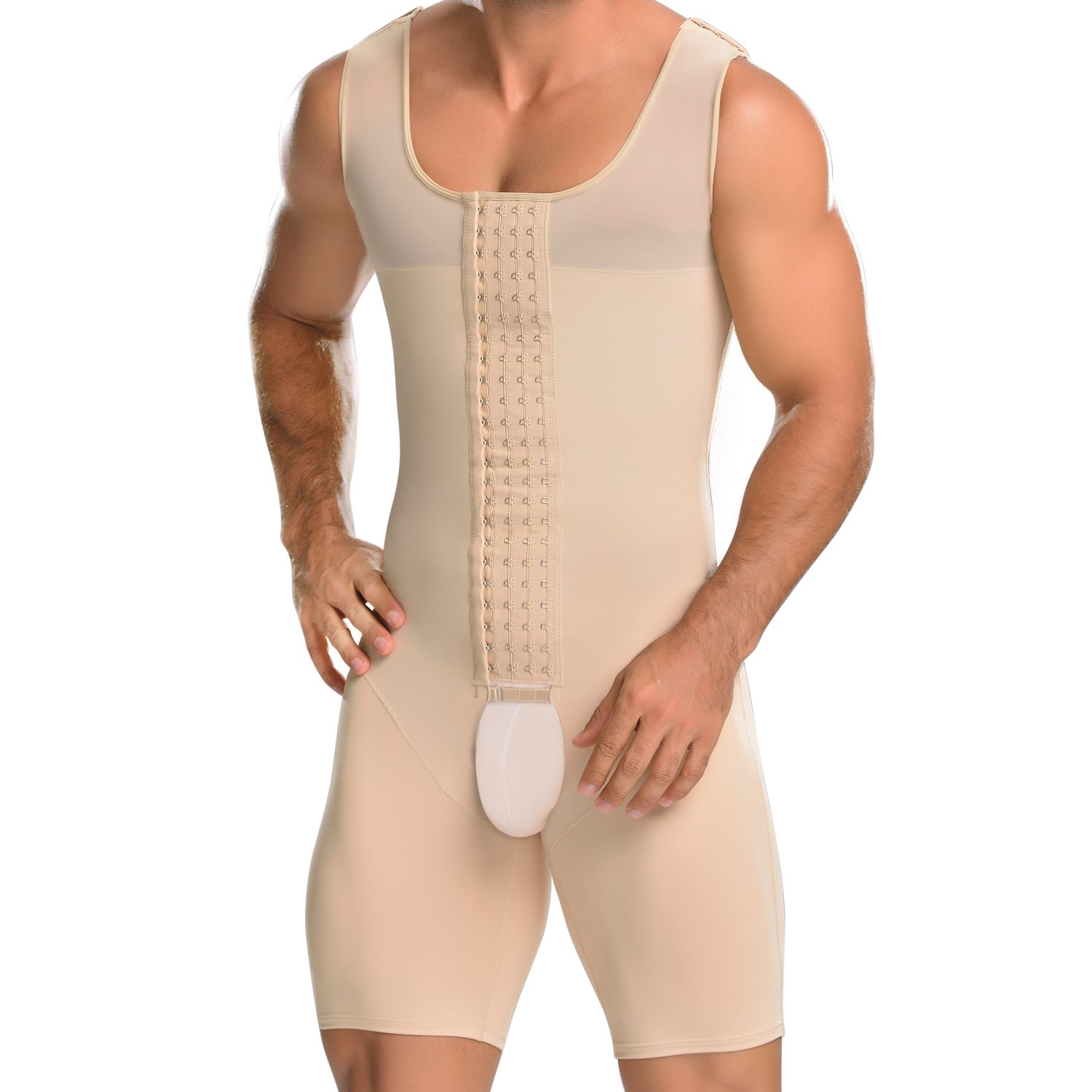 FAJA HOMBRE FAJAS MYD BY PAOPINK COLOMBIANA ENTERA BEIGE F 0061 - 3