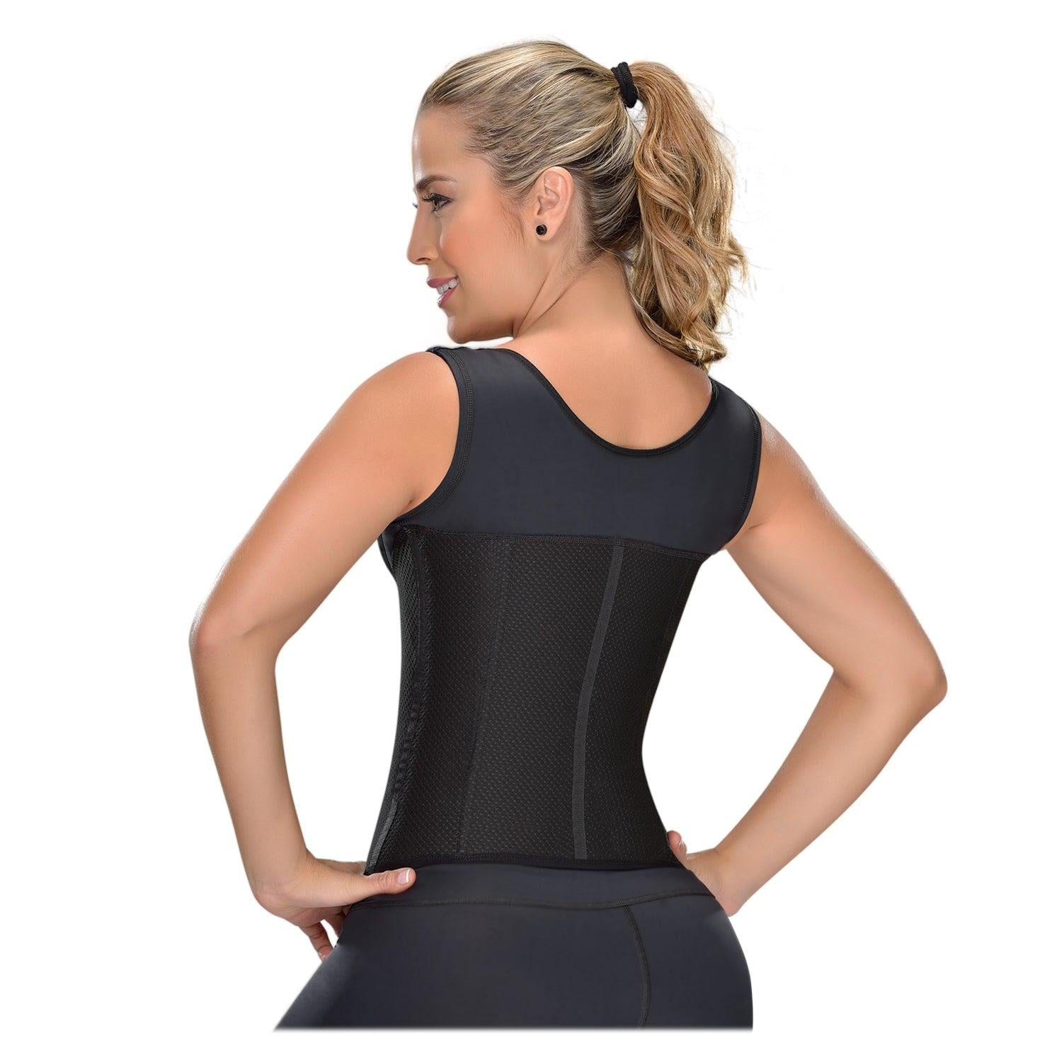 FAJA MUJER HABY PAOPINK FL-0555 DEPORTIVA CHALECO EN LÁTEX O WAIST TRAINER MYD - 5