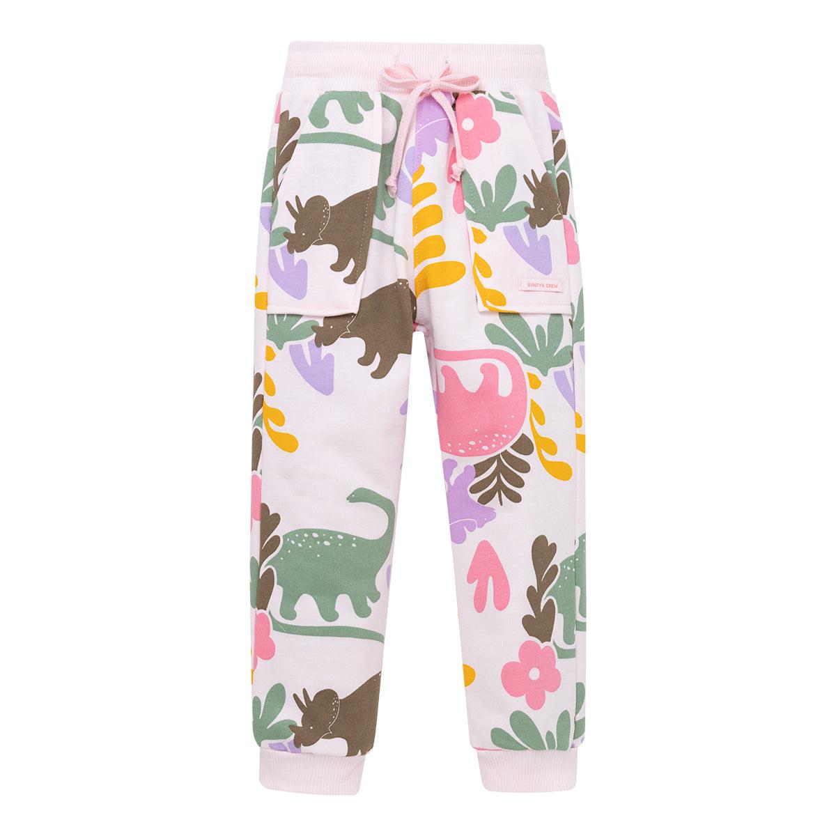 PANTALÓN ALGODÓN NIÑA OFFCORSS BUZO CON BOLSILLO BEBÉ - 1