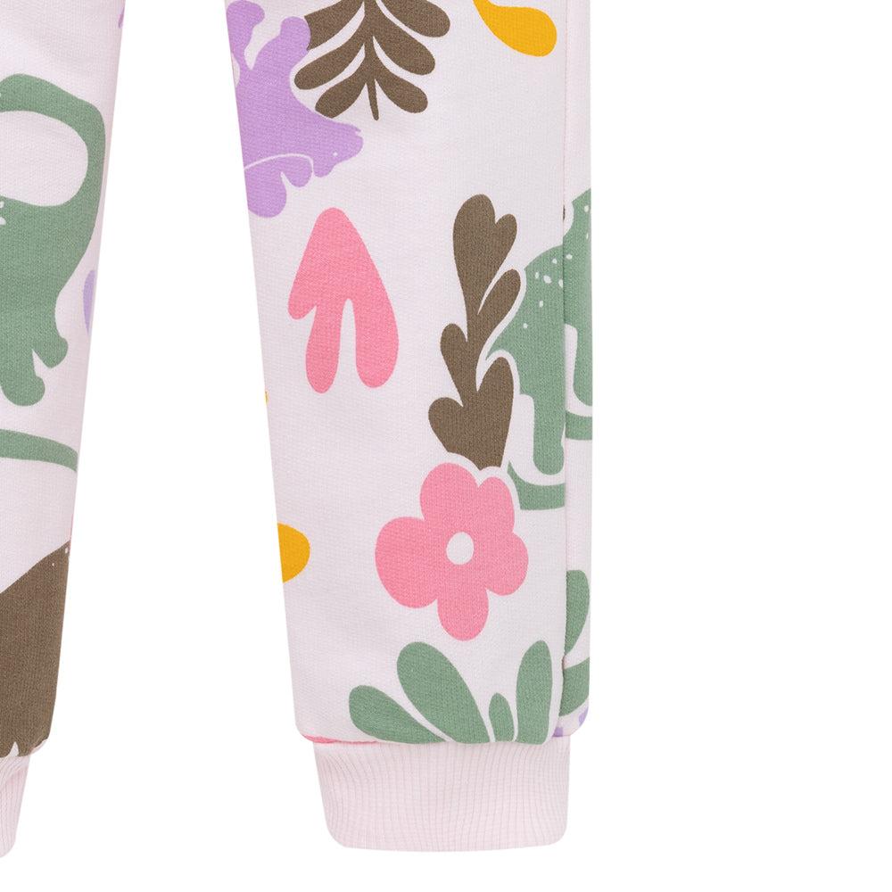 PANTALÓN ALGODÓN NIÑA OFFCORSS BUZO CON BOLSILLO BEBÉ - 4