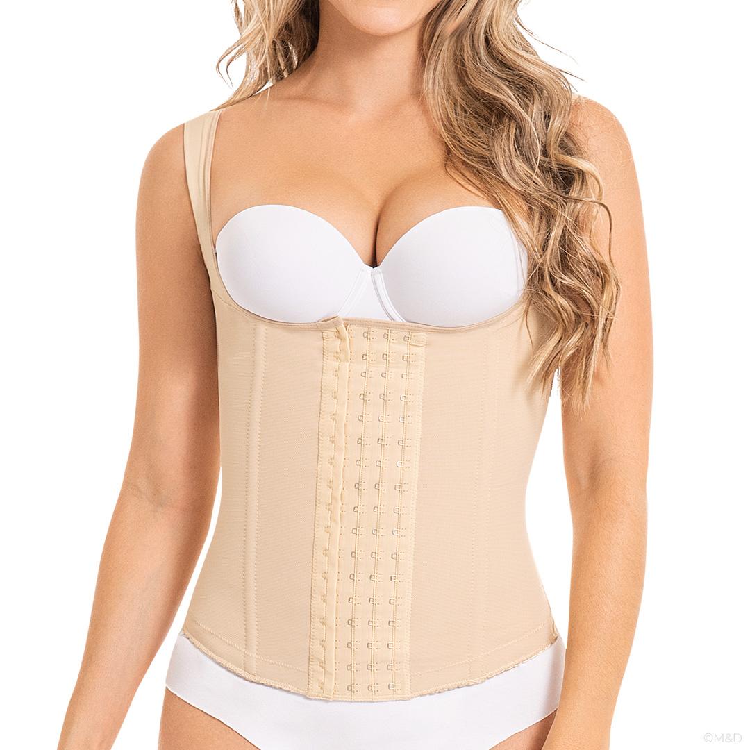 FAJA CINTURILLA MUJER FAJAS MYD BY PAOPINK C-4055 CORSET COLOMBIANO PAOPINK NEGRO XS - 1
