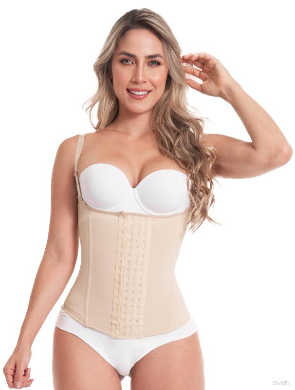 FAJA MUJER FAJAS MYD BY PAOPINK C-4053 CORSET O CINTURILLA COLOMBIANA PAOPINK BEIGE XL - 4