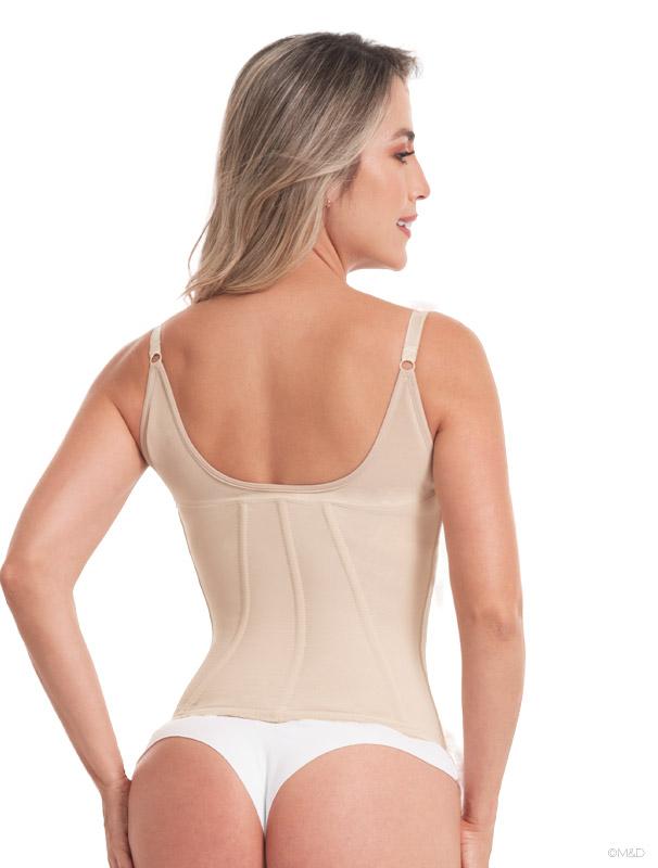 FAJA MUJER FAJAS MYD BY PAOPINK C-4053 CORSET O CINTURILLA COLOMBIANA PAOPINK BEIGE XL - 6