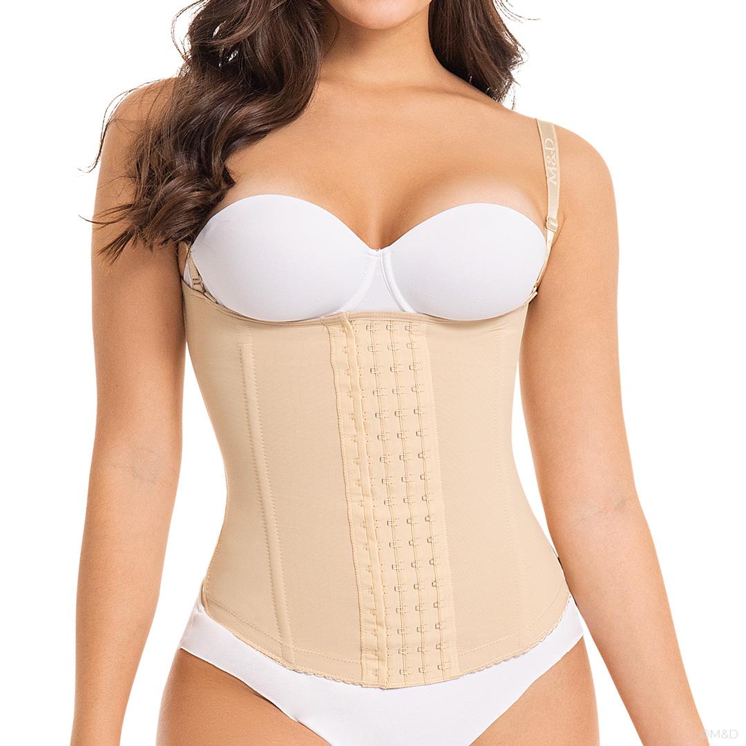 FAJA MUJER FAJAS MYD BY PAOPINK C-4053 CORSET O CINTURILLA COLOMBIANA PAOPINK BEIGE XL - 7