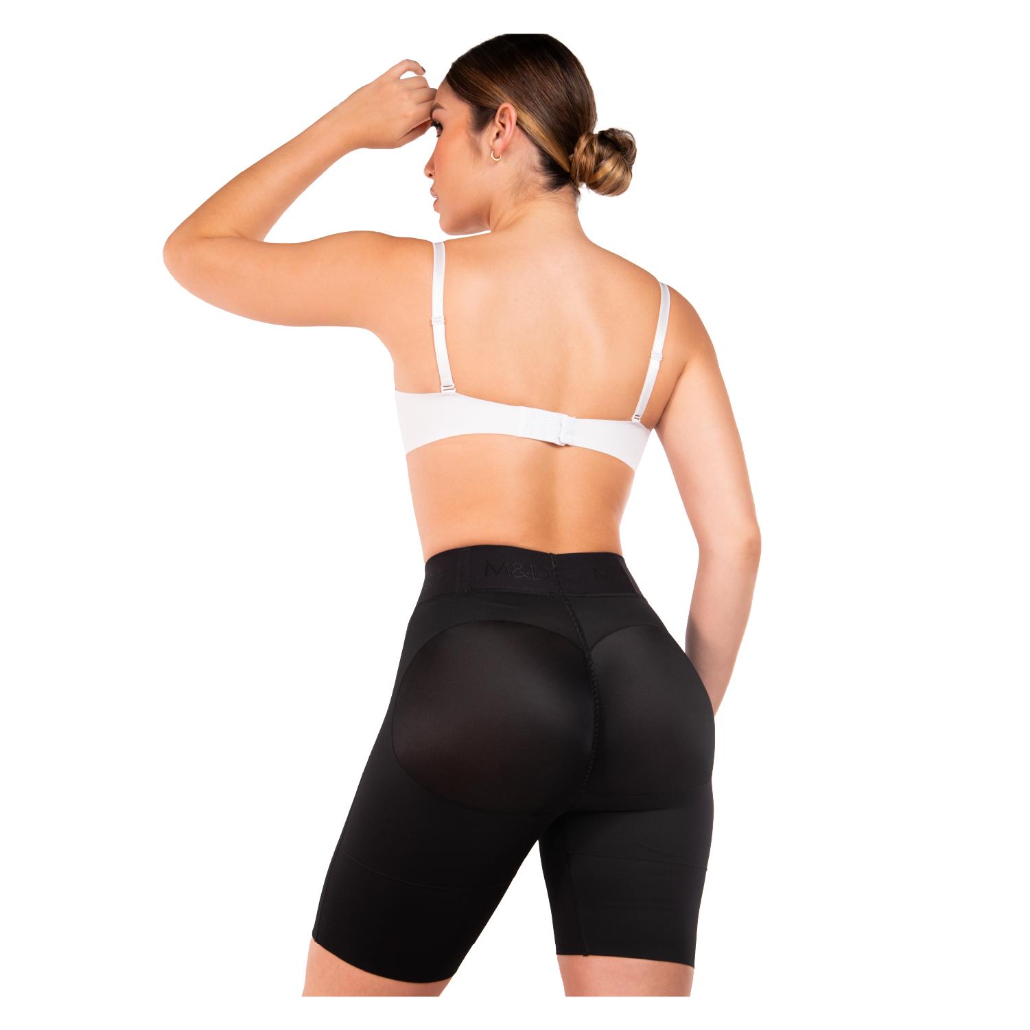 FAJA CALZÓN MUJER FAJAS MYD BY PAOPINK STA-08324 LEVANTACOLA COLOMBIANO BEIGE 2XL - 2