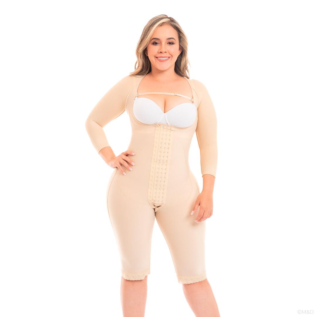 FAJA MUJER FAJAS MYD BY PAOPINK F-04474 COLOMBIANA DE BRAZOS Y 4 HILERAS DE BROCHES - 1