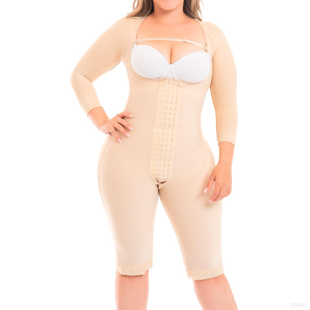FAJA MUJER FAJAS MYD BY PAOPINK F-04474 COLOMBIANA DE BRAZOS Y 4 HILERAS DE BROCHES - 3