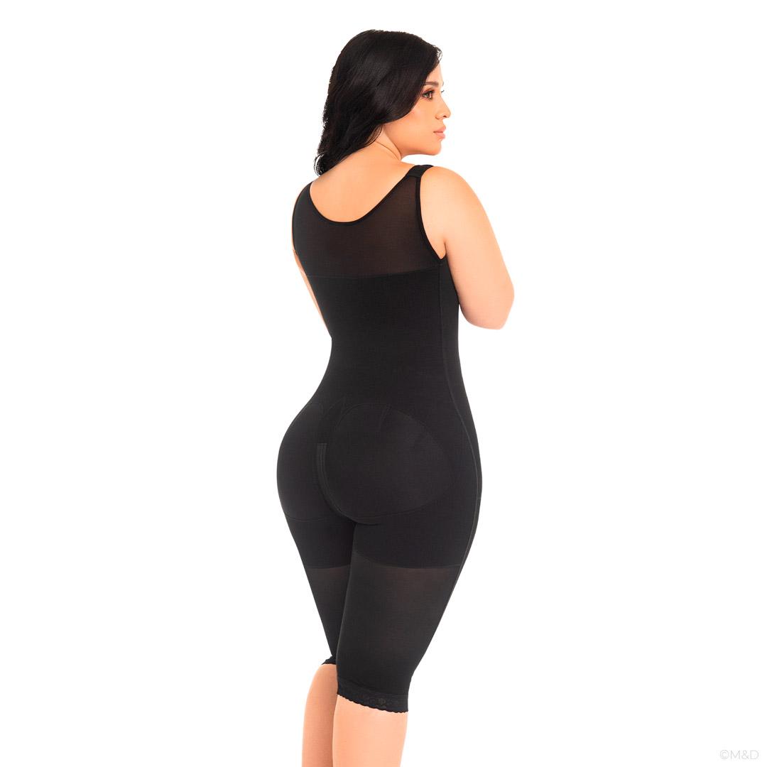 FAJA MUJER FAJAS MYD BY PAOPINK F-0120 LARGA COLOMBIANA CON SOSTÉN BEIGE M - 3