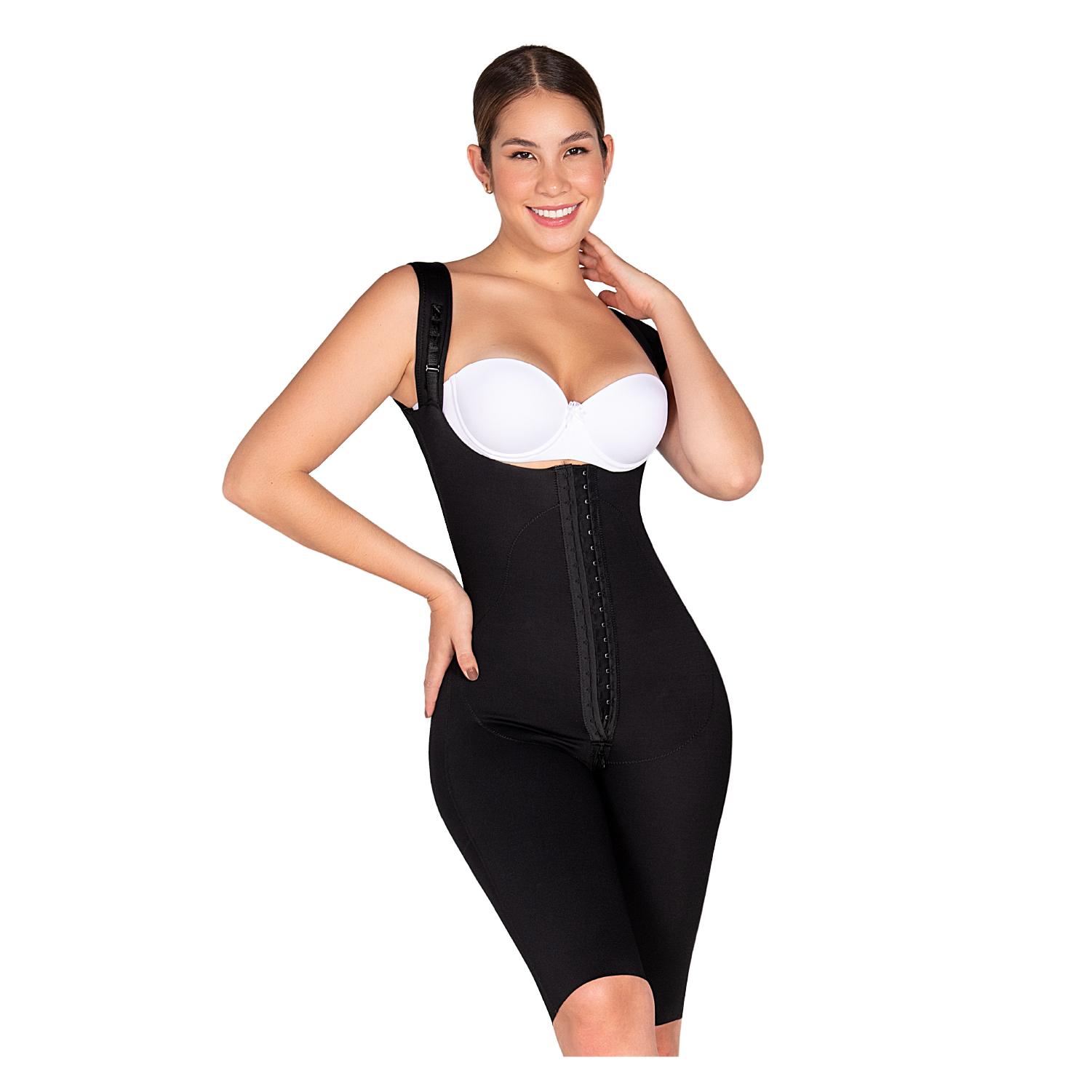 FAJA MUJER FAJAS MYD BY PAOPINK F-0879 LARGA POSTOPERATORIA BRETEL GRUESO CONTROL FLEXY NEGRO S - 1