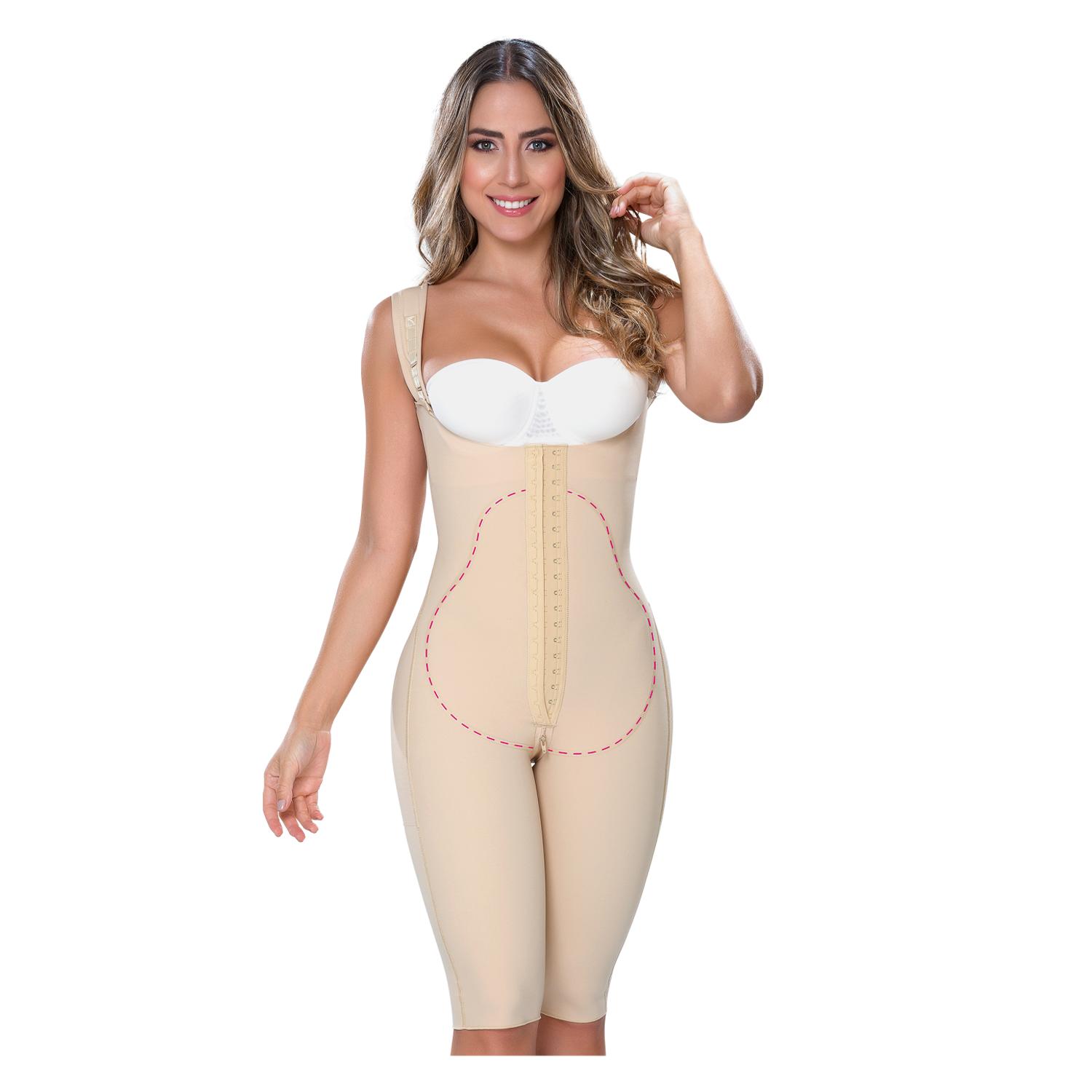 FAJA MUJER FAJAS MYD BY PAOPINK F-0879 LARGA POSTOPERATORIA BRETEL GRUESO CONTROL FLEXY NEGRO S - 6