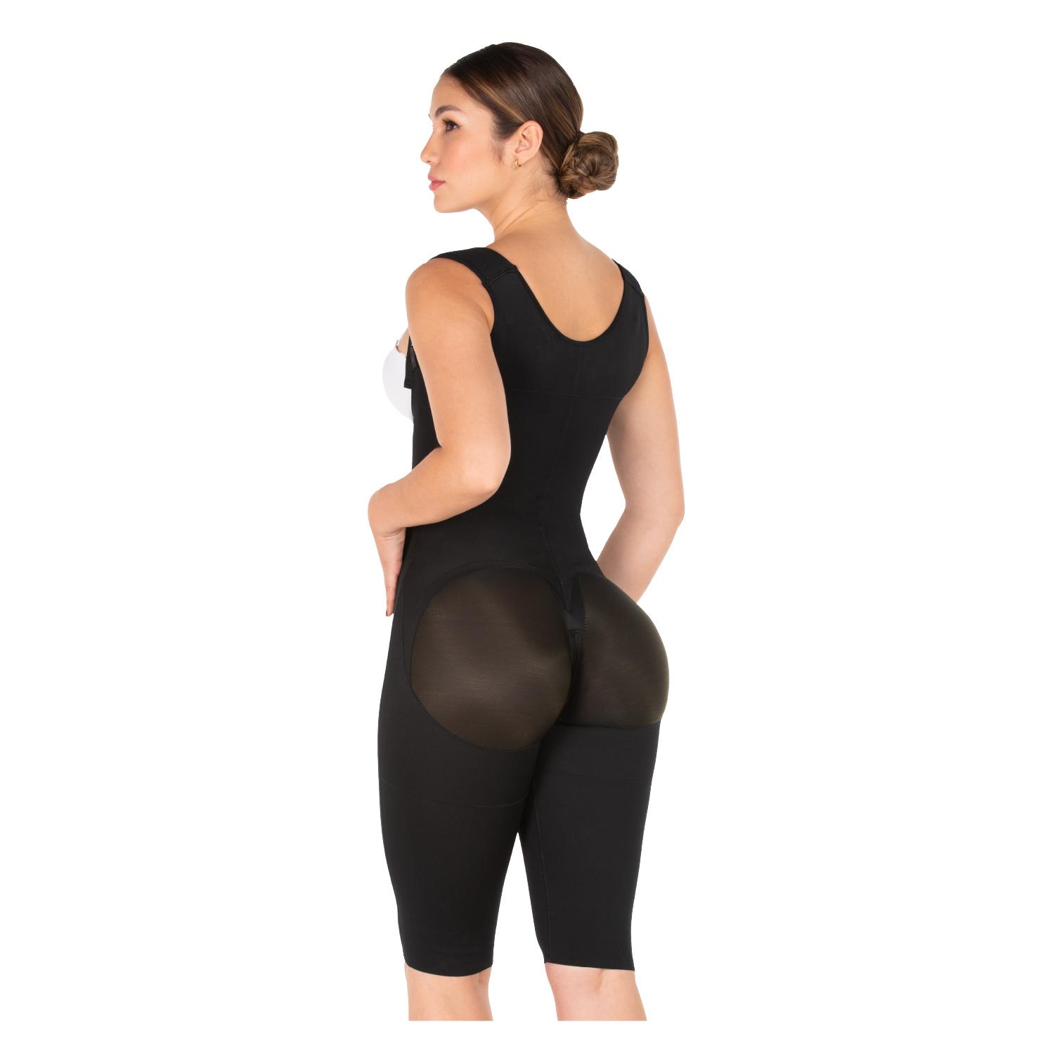 FAJA MUJER FAJAS MYD BY PAOPINK F-0879 LARGA POSTOPERATORIA BRETEL GRUESO CONTROL FLEXY NEGRO S - 7