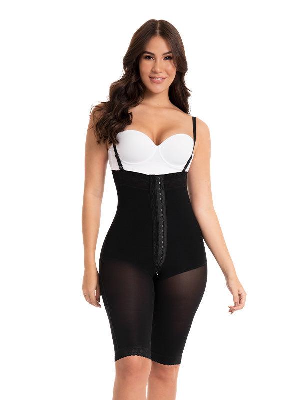 FAJA MUJER FAJAS MYD BY PAOPINK F-0076 LARGA STRAPLESS CON 2 HILERAS DE BROCHES BEIGE L - 1