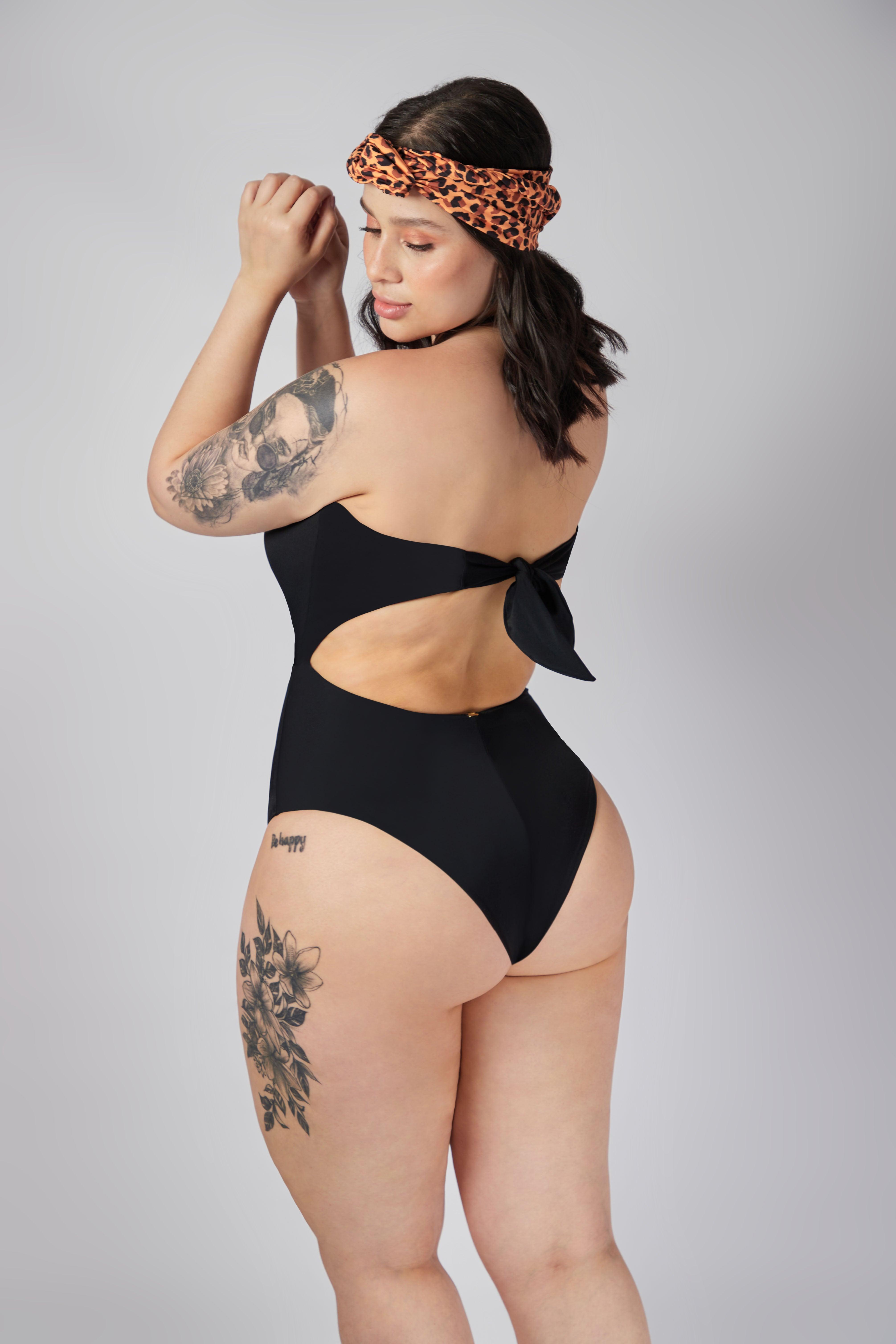 TRAJE DE BAÑO MUJER HABY PAOPINK 32335 COLOMBIANO STRAPLESS - 2