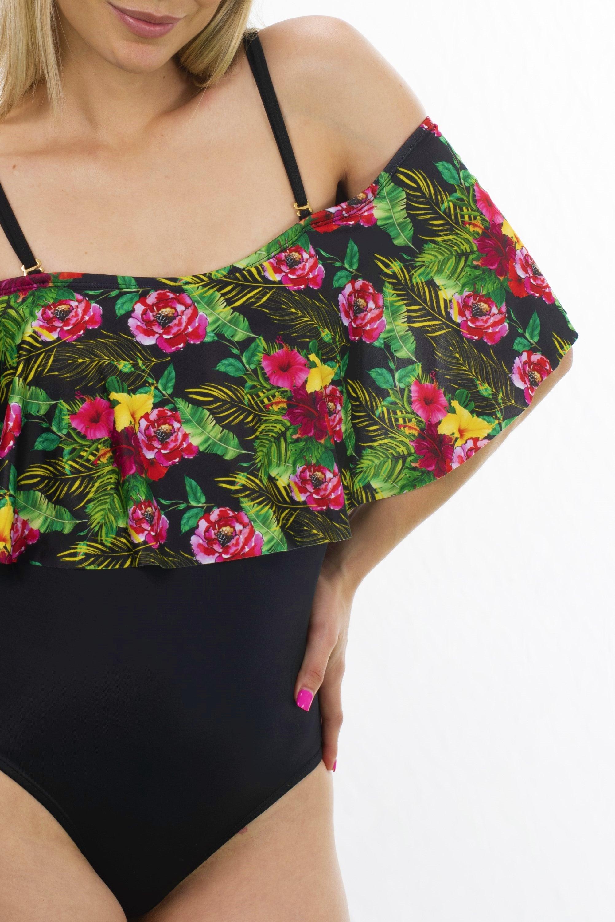 TRAJE DE BAÑO MUJER HABY PAOPINK 7281 COLOMBIANO JUNGLE - 3