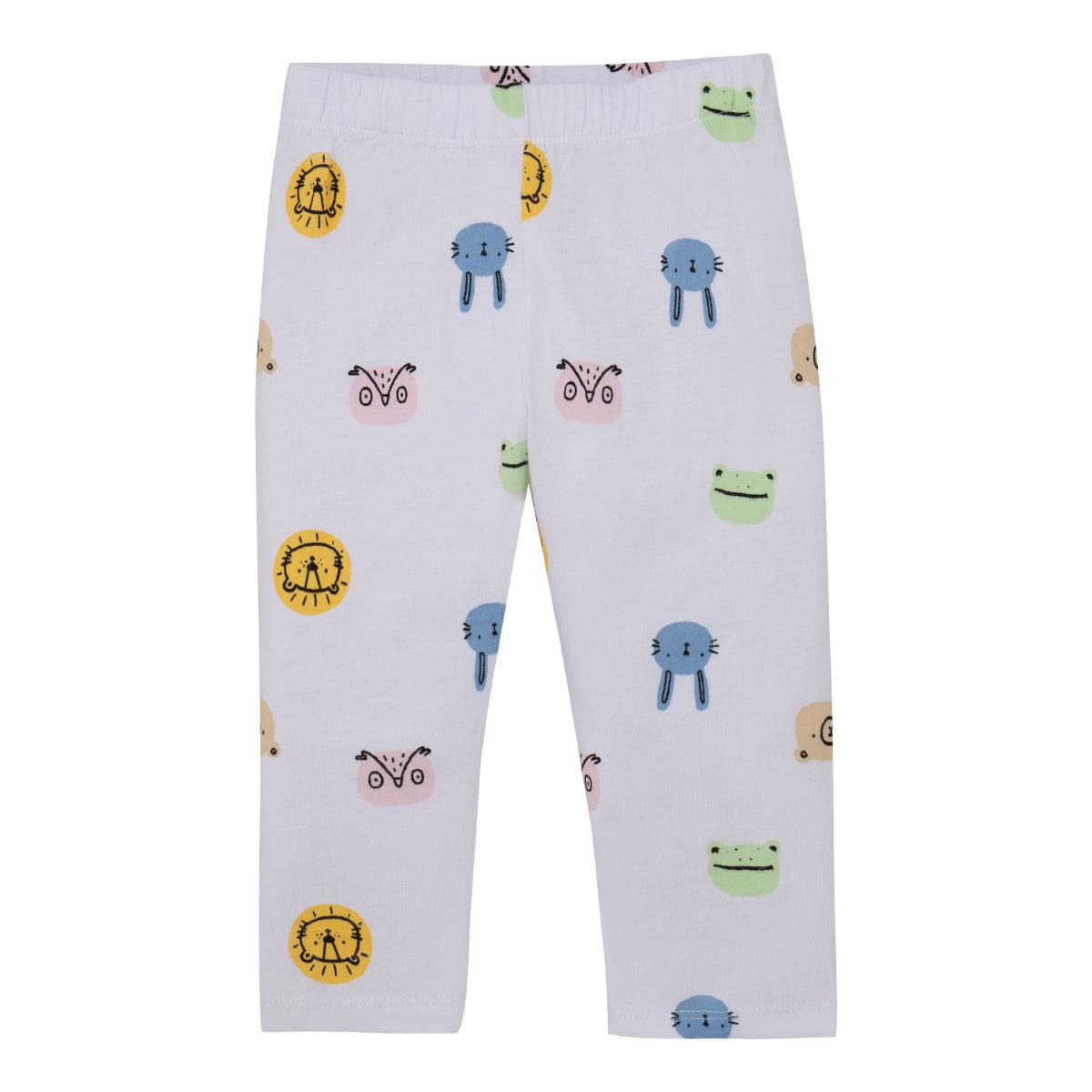 CONJUNTO ALGODON UNISEX OFFCORSS BLANCO PIJAMA BODY PANTALON POLERON RECIEN NACIDO - 4