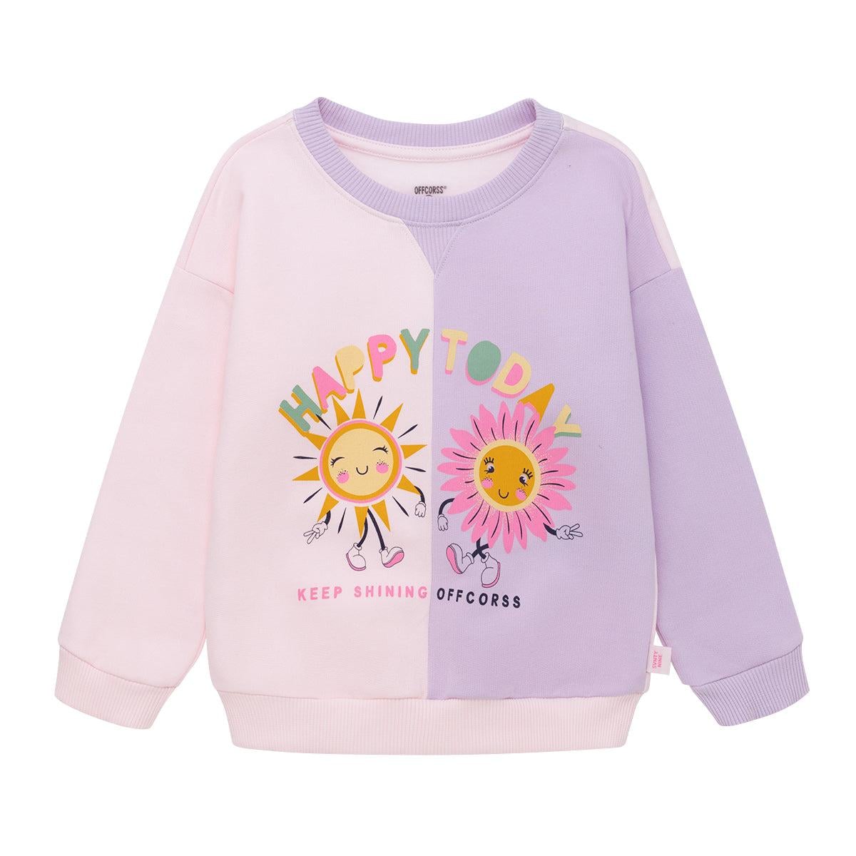 POLERÓN ALGODÓN NIÑA OFFCORSS CON SOL Y FLOR BEBÉ - 1