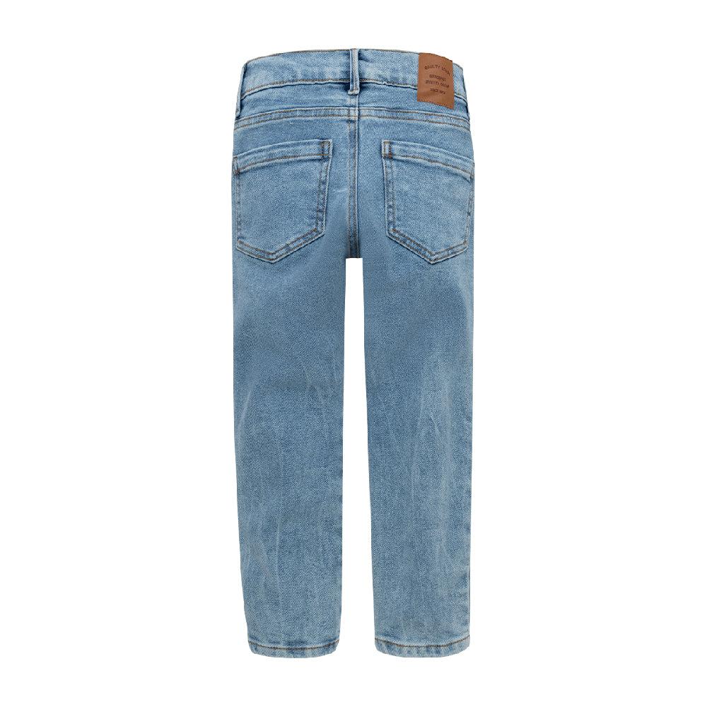 JEAN ALGODÓN NIÑO OFFCORSS INDIGO CLARO MEDIO SILUETA SUPER SLIM BEBÉ MEDIO 6 - 3