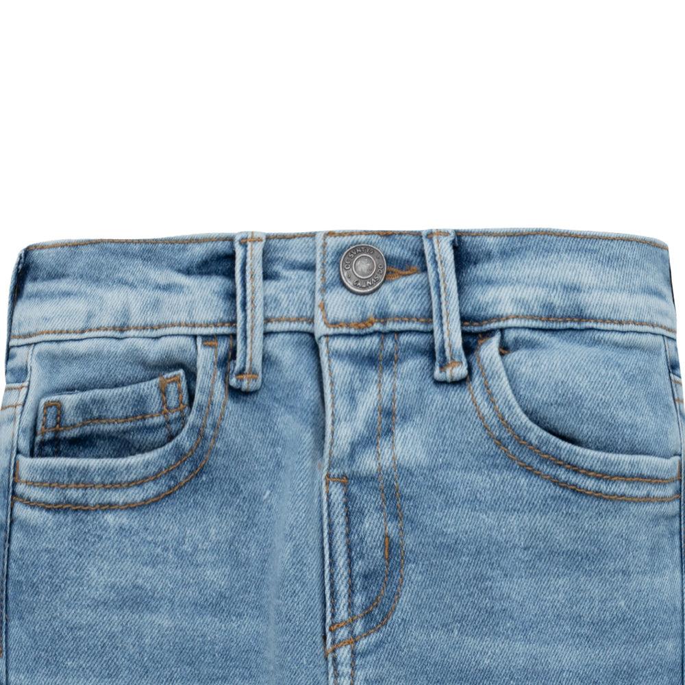 JEAN ALGODÓN NIÑO OFFCORSS INDIGO CLARO MEDIO SILUETA SUPER SLIM BEBÉ MEDIO 6 - 4