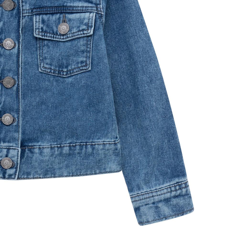 CHAQUETA ALGODÓN NIÑA OFFCORSS EN DENIM PARA BEBÉ - 4