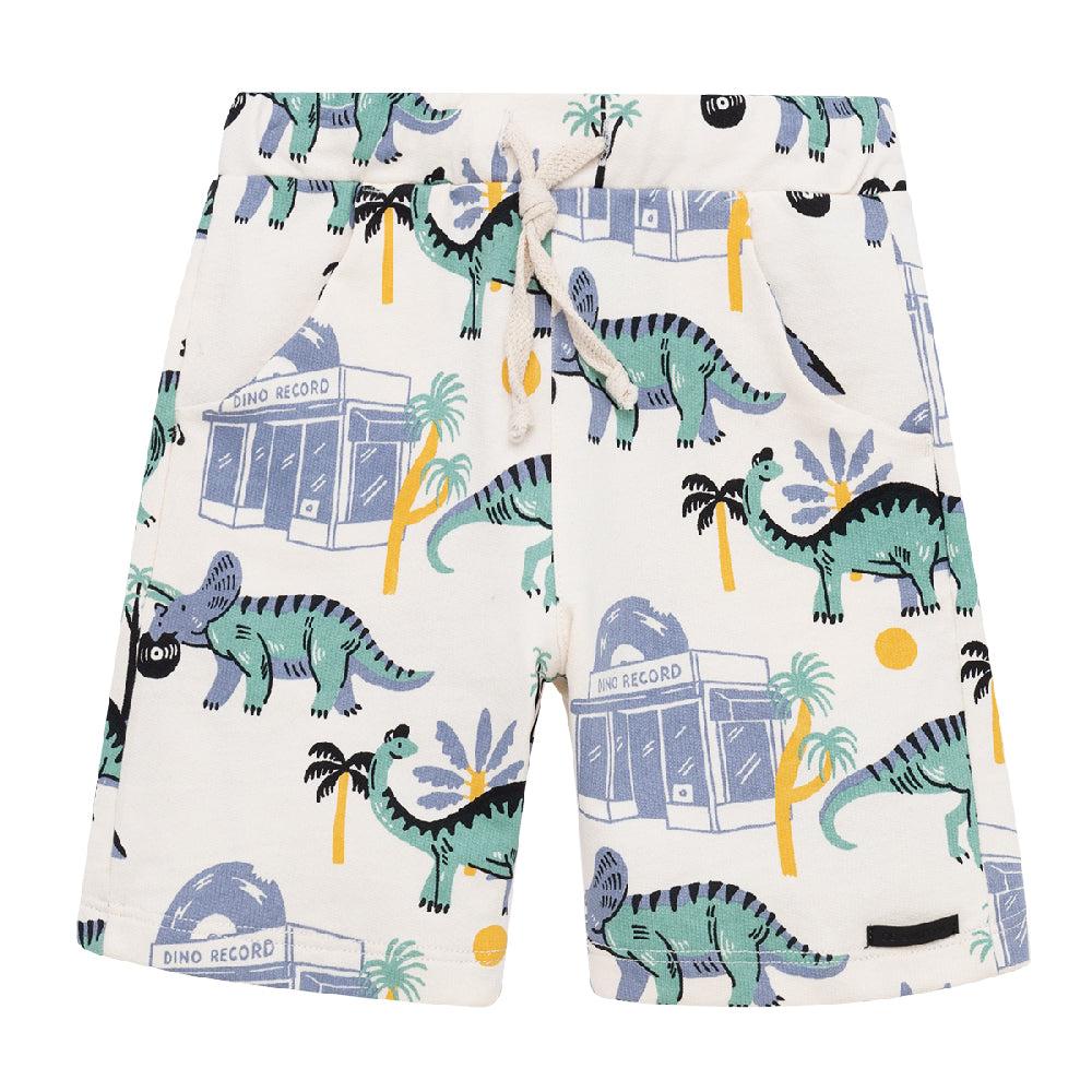 SHORT ALGODÓN NIÑO OFFCORSS CON BOLSILLO ESTAMPADO DINOSAURIOS BEBÉ - 1