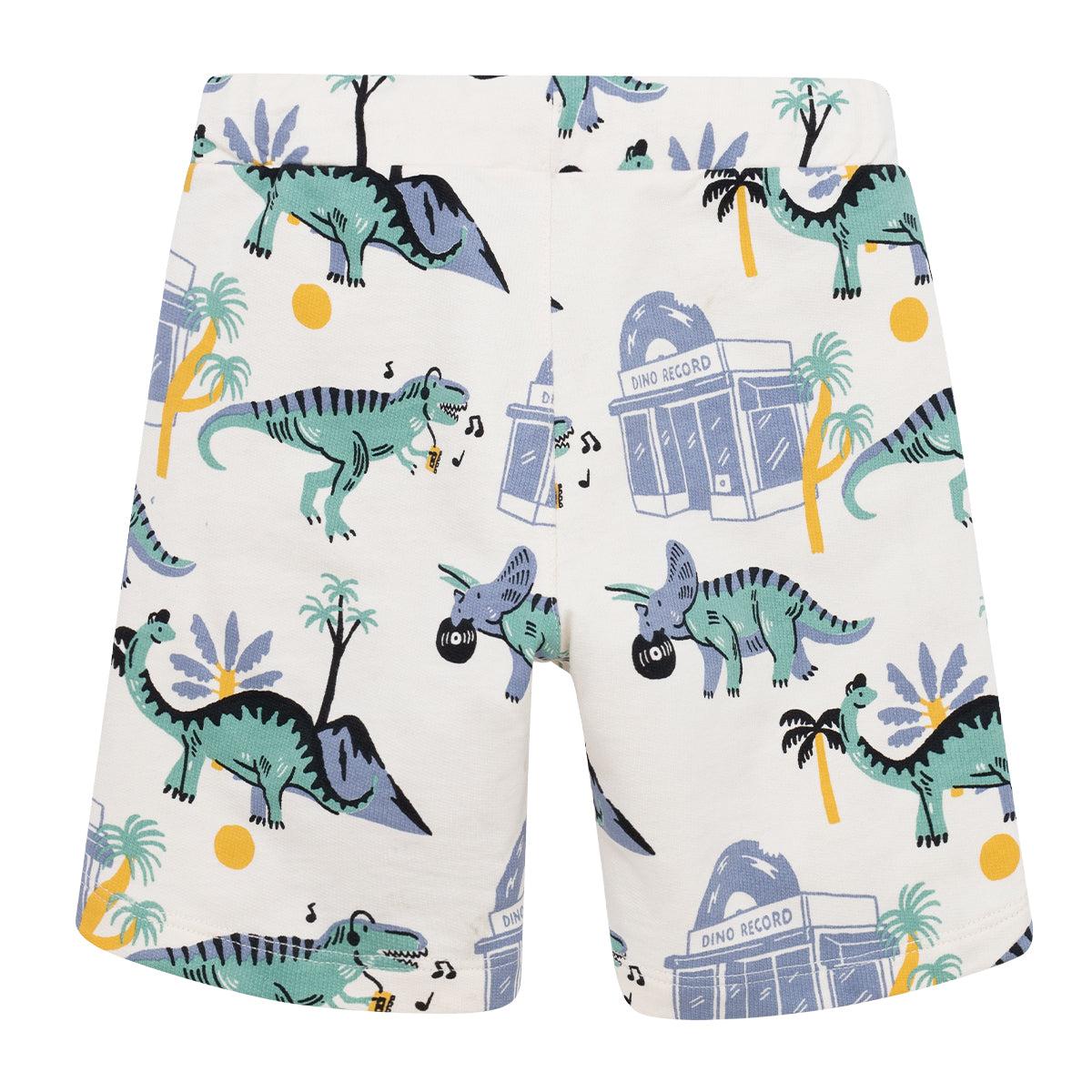 SHORT ALGODÓN NIÑO OFFCORSS CON BOLSILLO ESTAMPADO DINOSAURIOS BEBÉ - 2