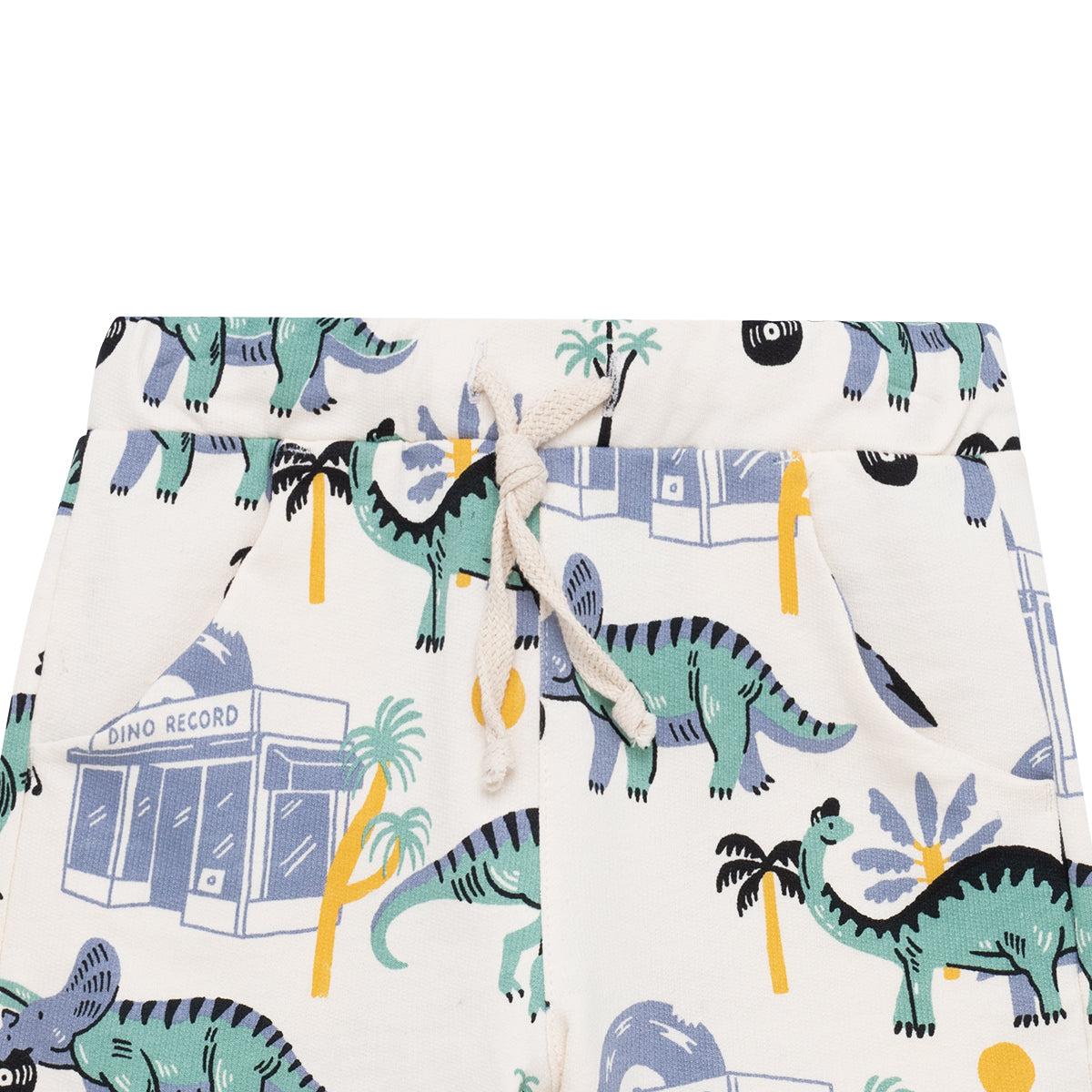 SHORT ALGODÓN NIÑO OFFCORSS CON BOLSILLO ESTAMPADO DINOSAURIOS BEBÉ - 3