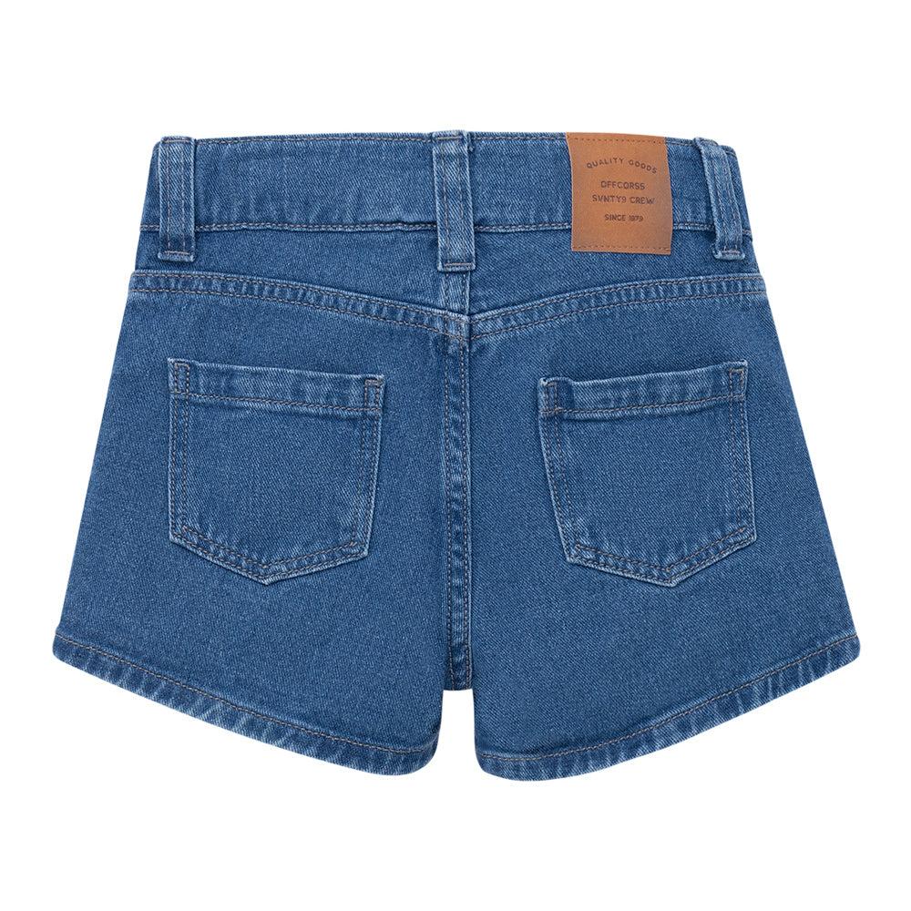 SHORT ALGODÓN NIÑA OFFCORSS CON PAÑOLETA BEBÉ - 2