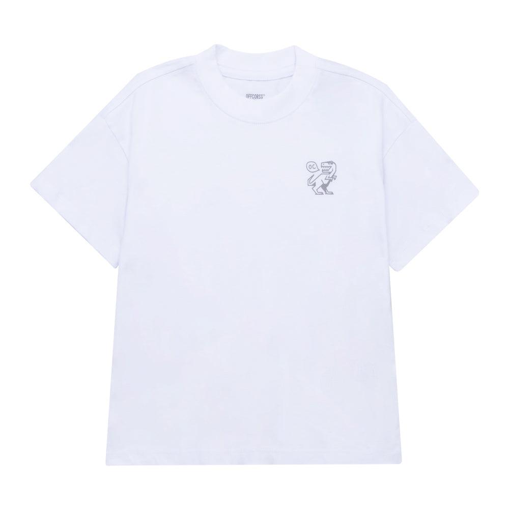 POLERA MANGA CORTA ALGODÓN NIÑO OFFCORSS BLANCA PARA - 1