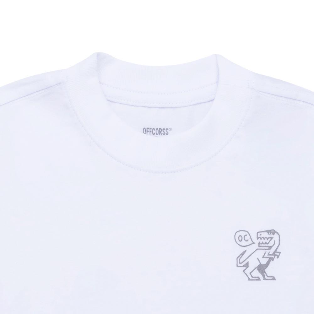 POLERA MANGA CORTA ALGODÓN NIÑO OFFCORSS BLANCA PARA - 3